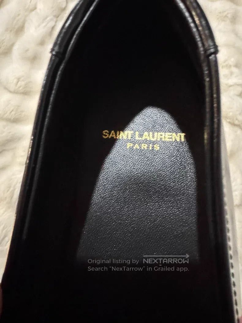 Saint Laurent Paris Saint Laurent Paris Logo Loafers Size US 9 / EU 42 - 8 Thumbnail