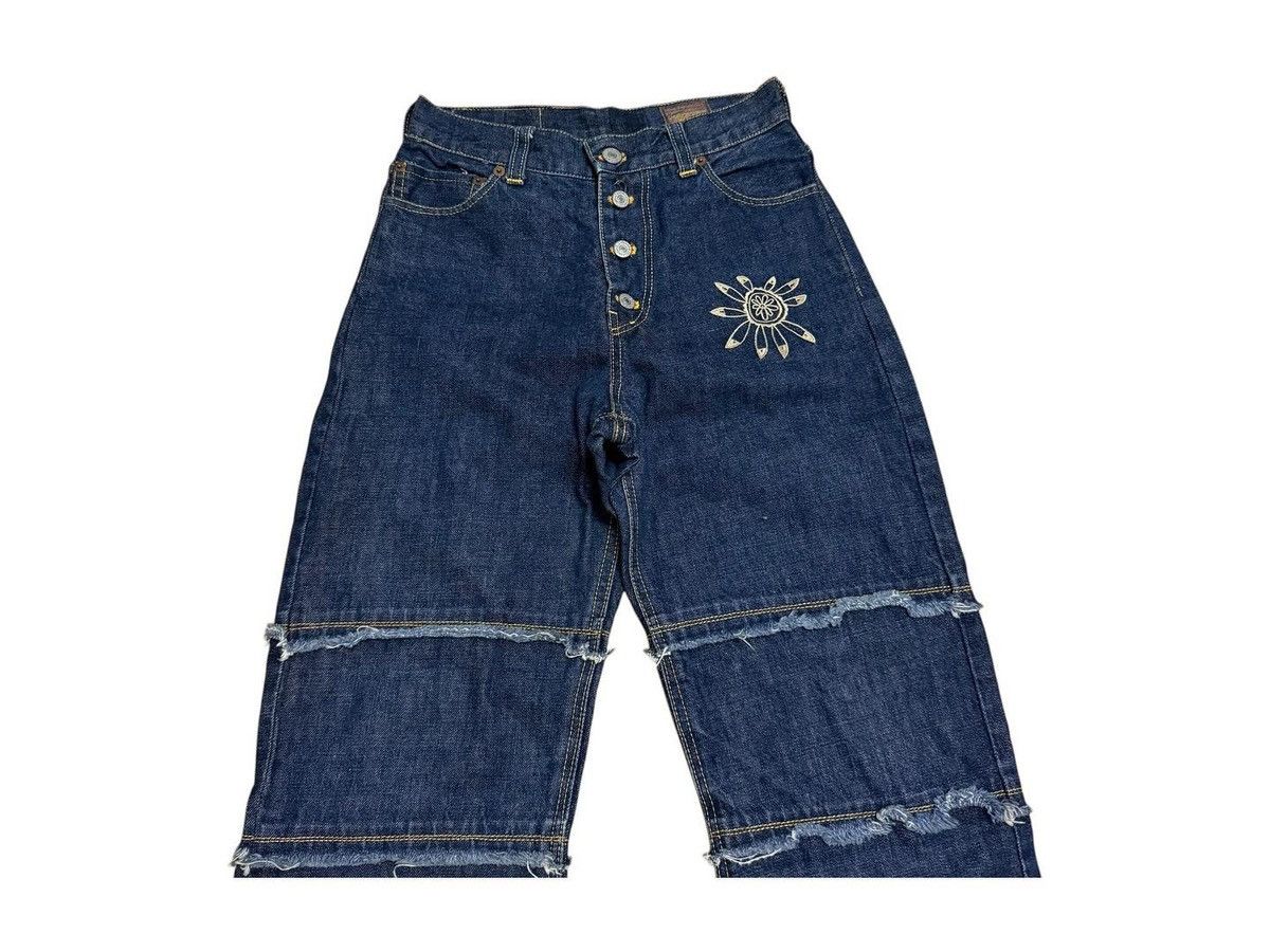 Hysteric Glamour × If Six Was Nine × Japanese Brand Vintage Country Wear Ozone Community Distressed Denime Size 24" / US 00 / IT 34 - 3 Thumbnail