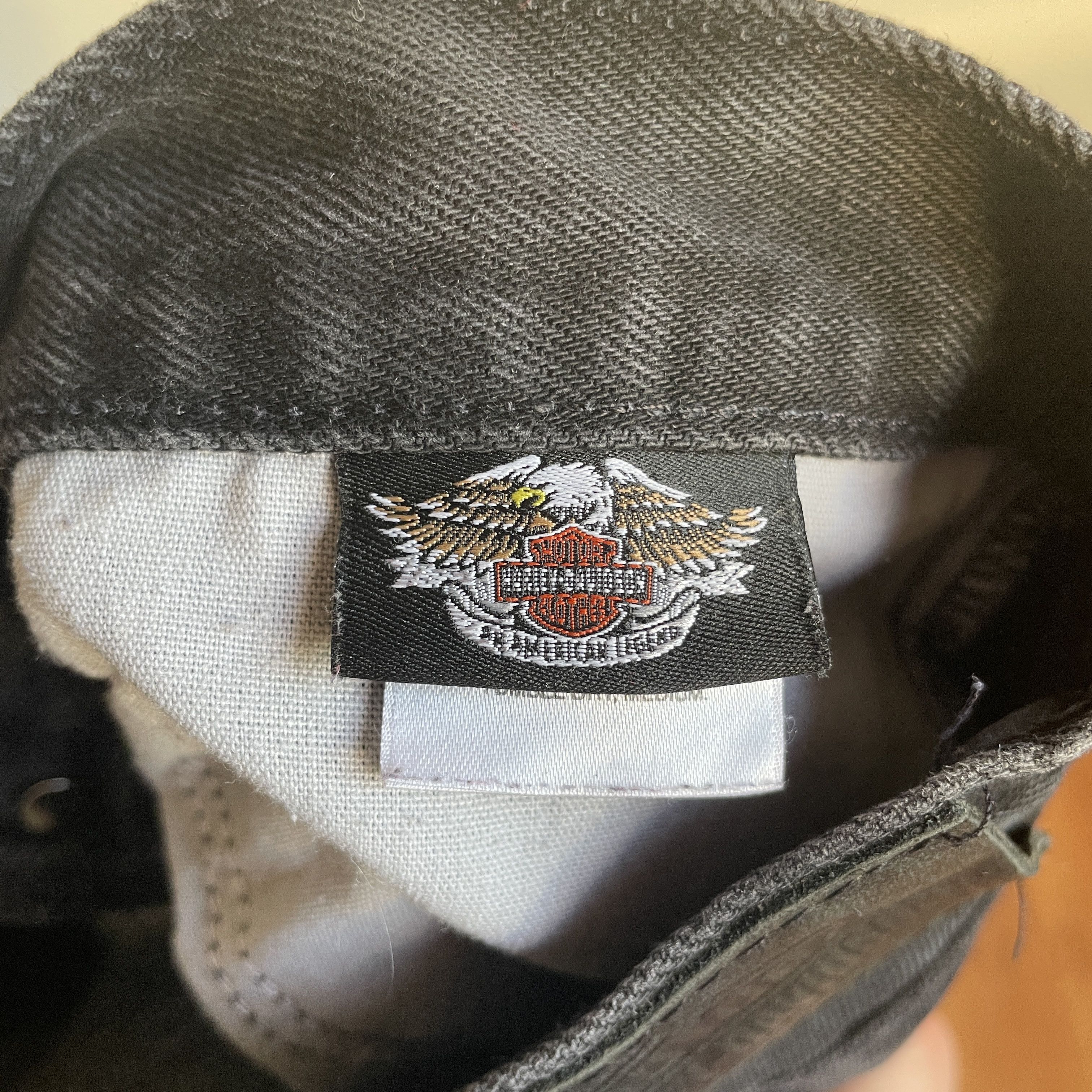 Harley Davidson Harley Davidson Vintage Relaxed Leg Washed Black Denim Size US 33 - 9 Thumbnail