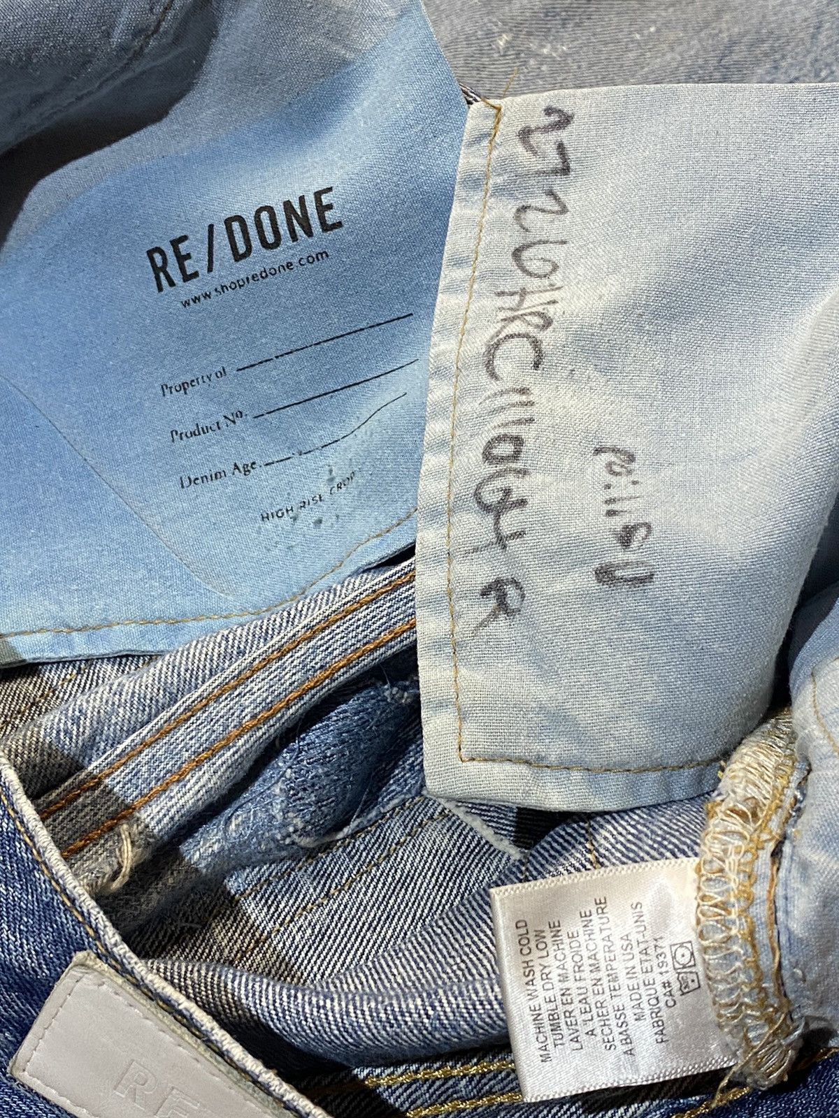 Levi's × RE/DONE LEVIS RE/DONE USA RED TAB DESTROYED JEANS W29 Size US 29 - 20 Thumbnail