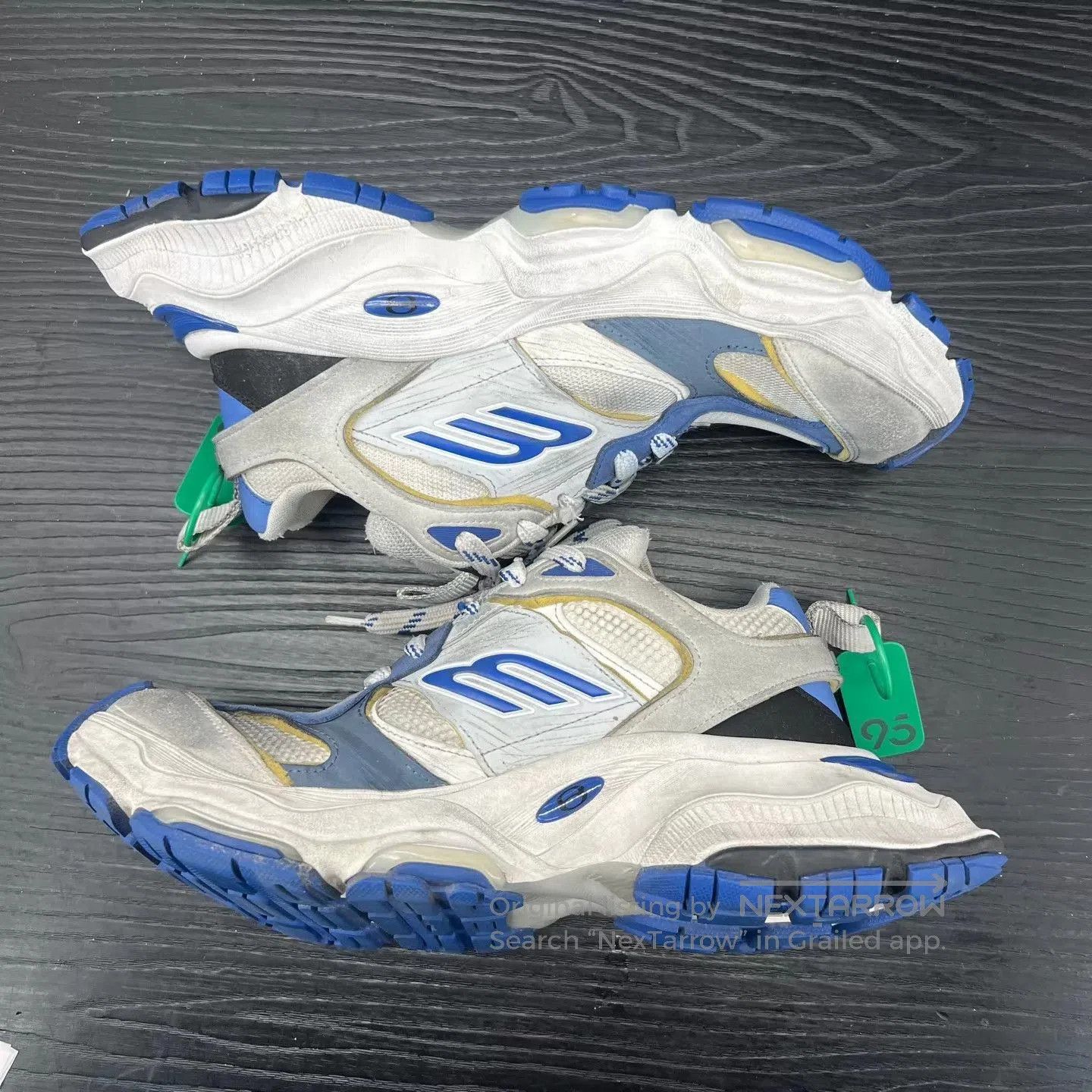 Balenciaga Multi Color Low-Top Sneakers Size 8. Size US 8 / EU 41 - 2 Thumbnail