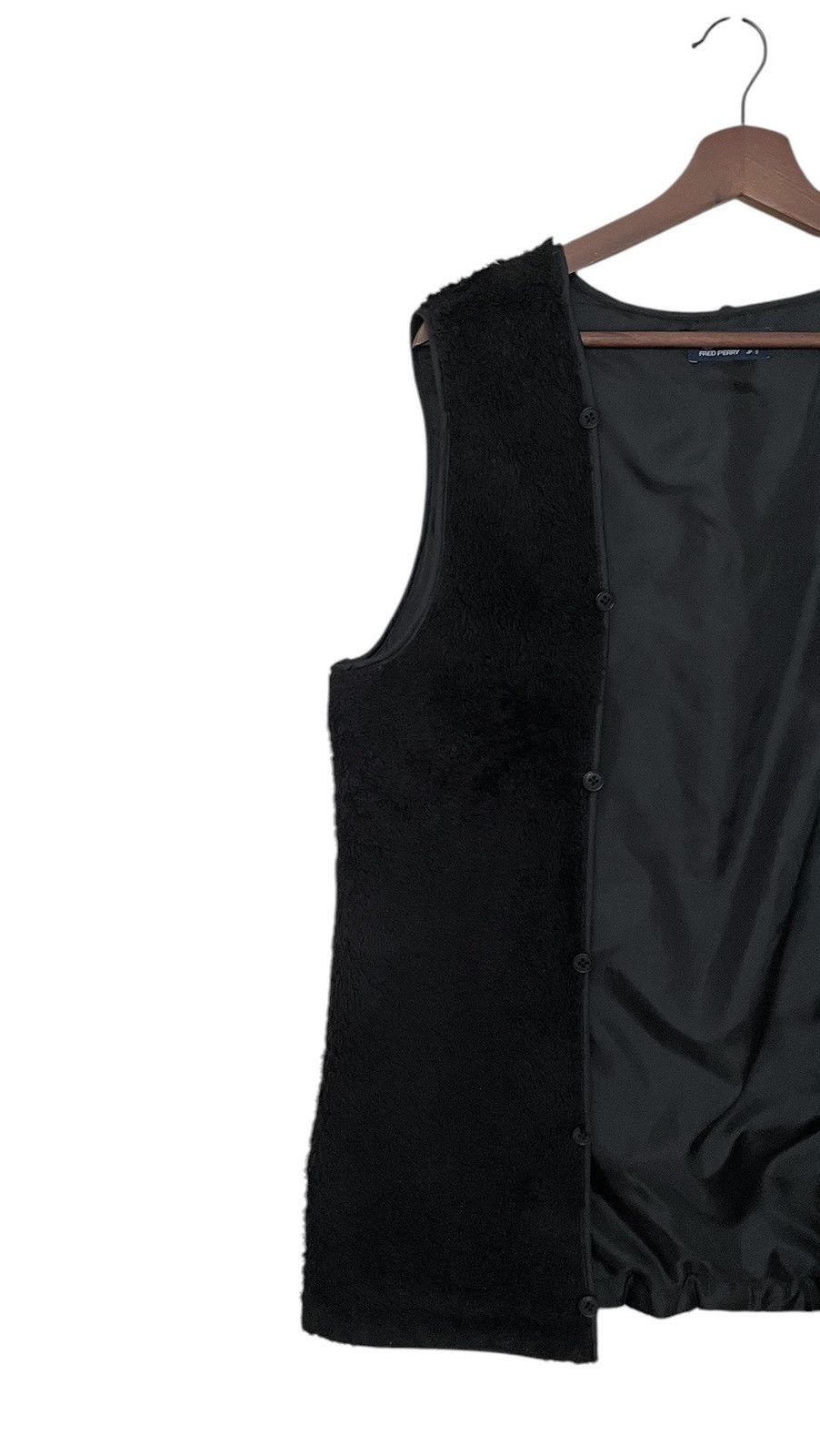 Fred Perry × Vintage Vintage Brand Fred Perry Fur Inner Vest 1990s Size US S / EU 44-46 / 1 - 5 Thumbnail