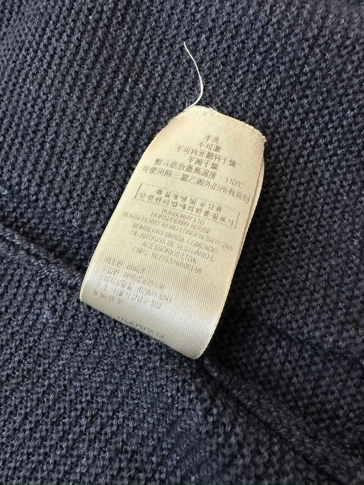 Burberry BURBERRY BRIT Wool Zip Sweater Long Cardigan Size XS / US 0-2 / IT 36-38 - 13 Thumbnail