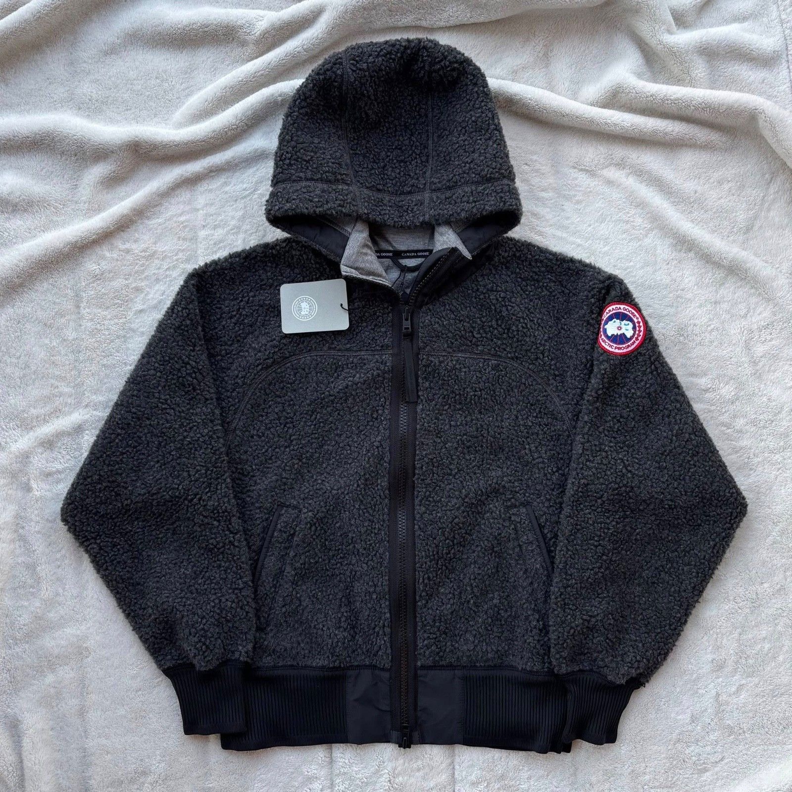 Canada Goose Canada Goose Iron Grey Simcoe Hooded Fleece Jacket - XS Size XS / US 0-2 / IT 36-38 - 1 Thumbnail