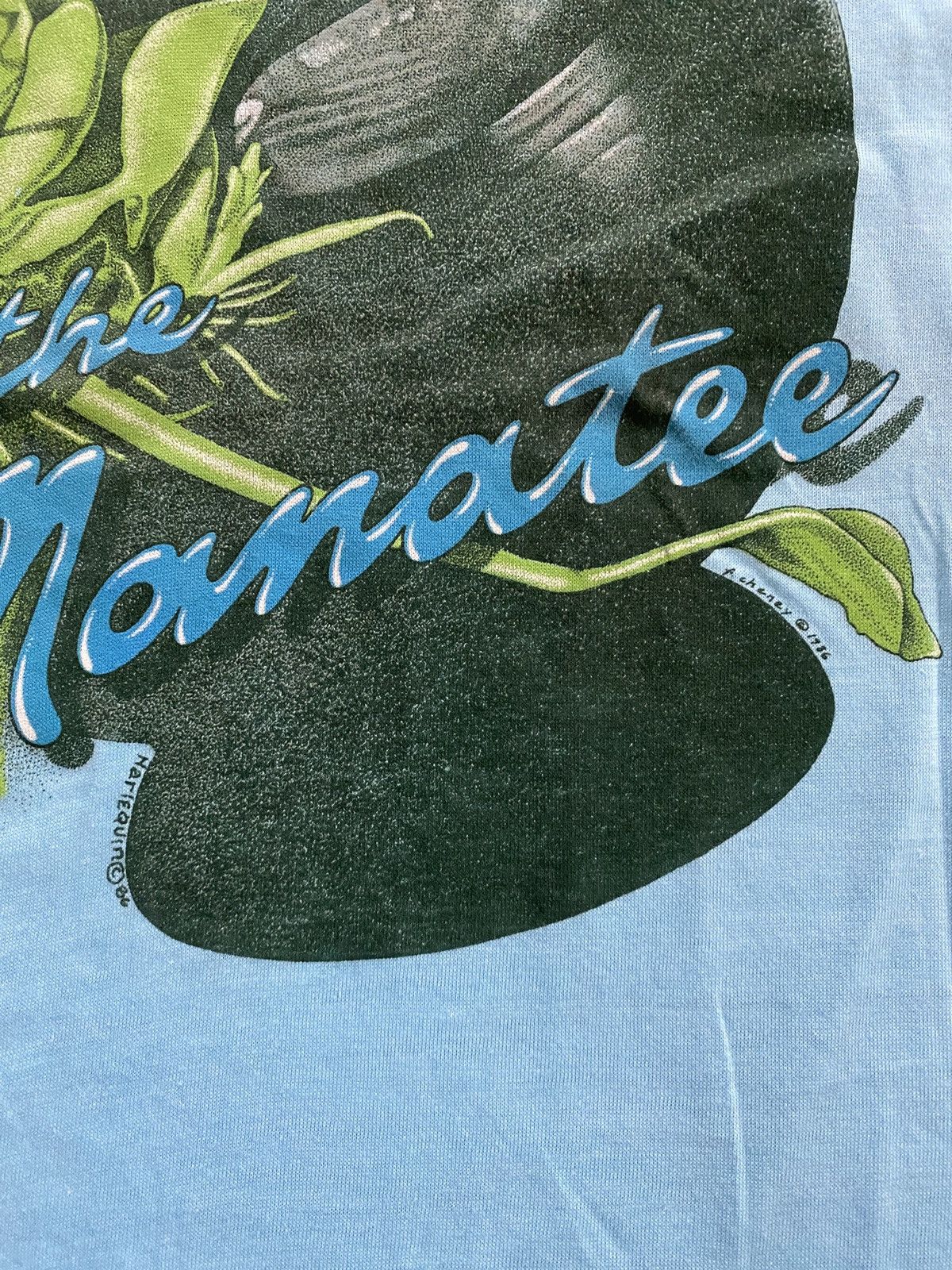 Vintage Vintage ‘86 Save the Manatee Single Stitch Tee Size US S / EU 44-46 / 1 - 6 Thumbnail