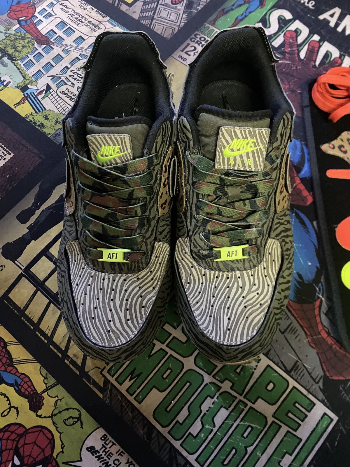 Nike Nike Air Force 1 Animal Paint Size US 8.5 / EU 41-42 - 2 Thumbnail
