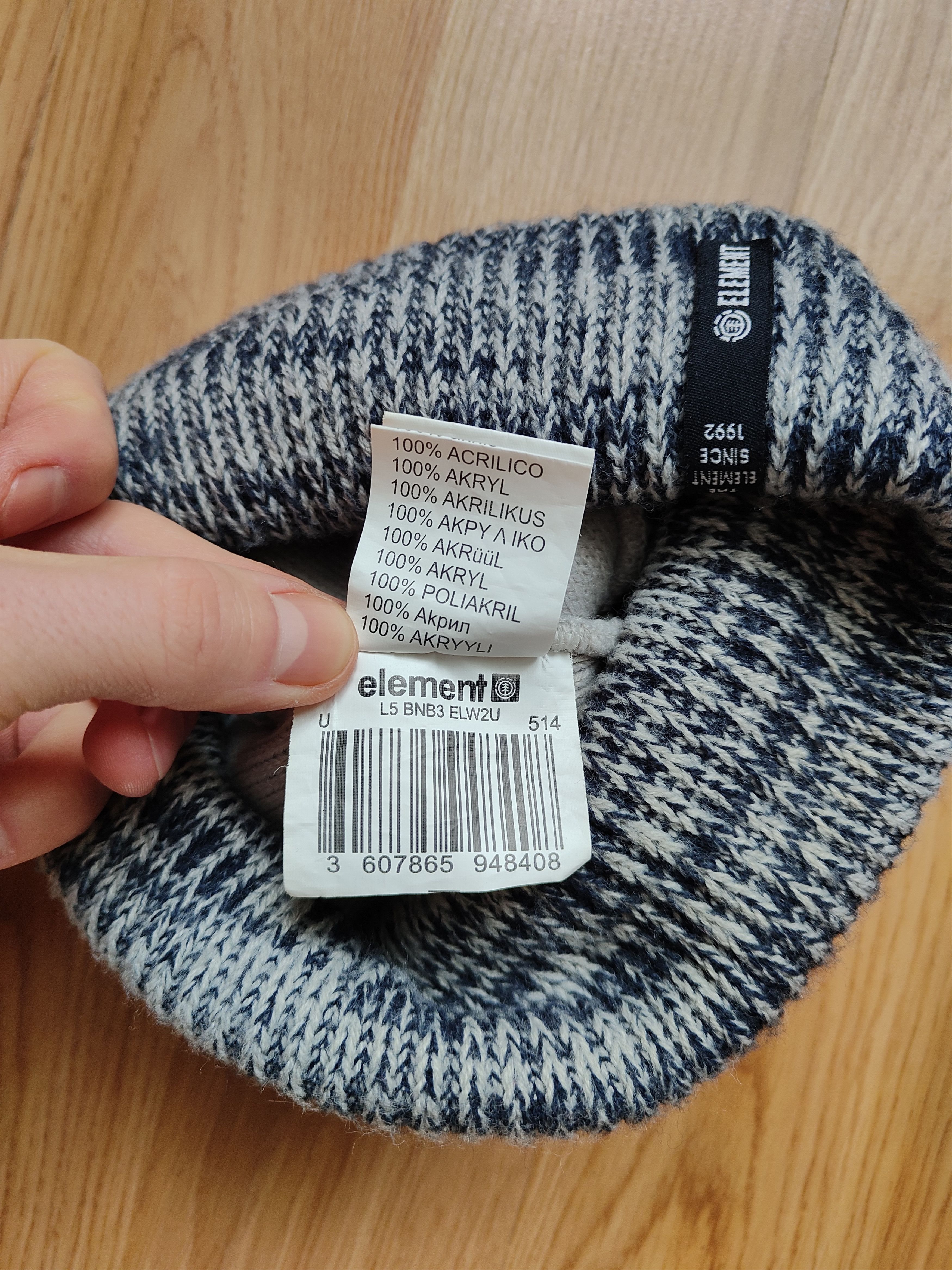 Element Element beanie knitted hat with pom-pom Size ONE SIZE - 6 Thumbnail