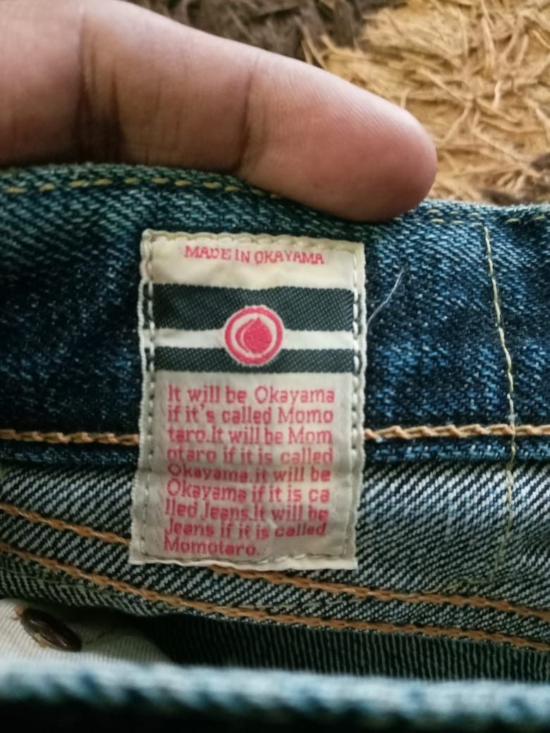Japanese Brand × Momotaro Jeans × Vintage Vintage Distress Momotaro selvadge Jeans Size US 31 - 4 Thumbnail