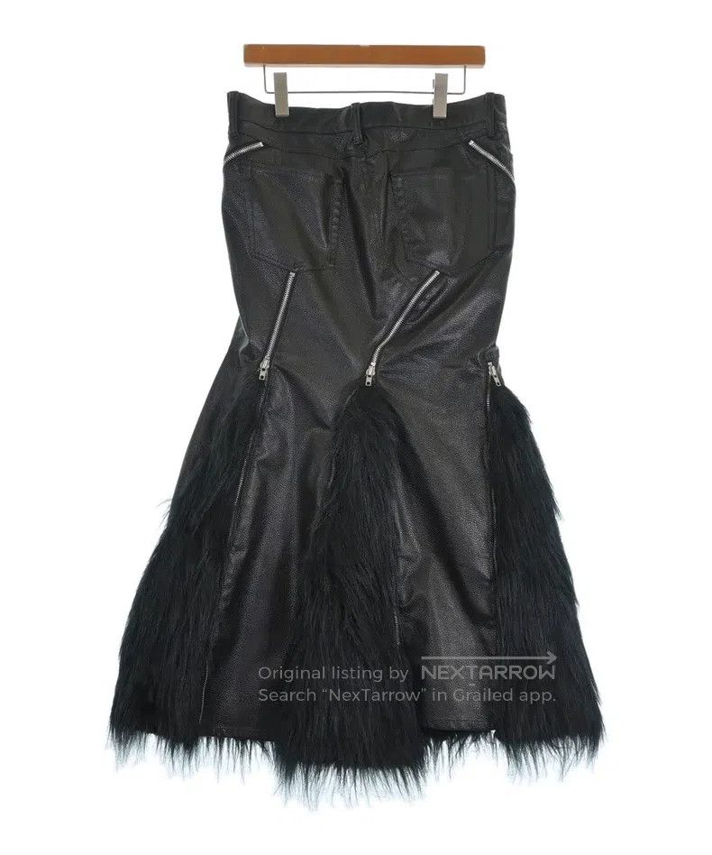 Junya Watanabe Junya Watanabe size M Zippered Faux Fur Skirt Size 24" / US 00 / IT 34 - 2 Thumbnail