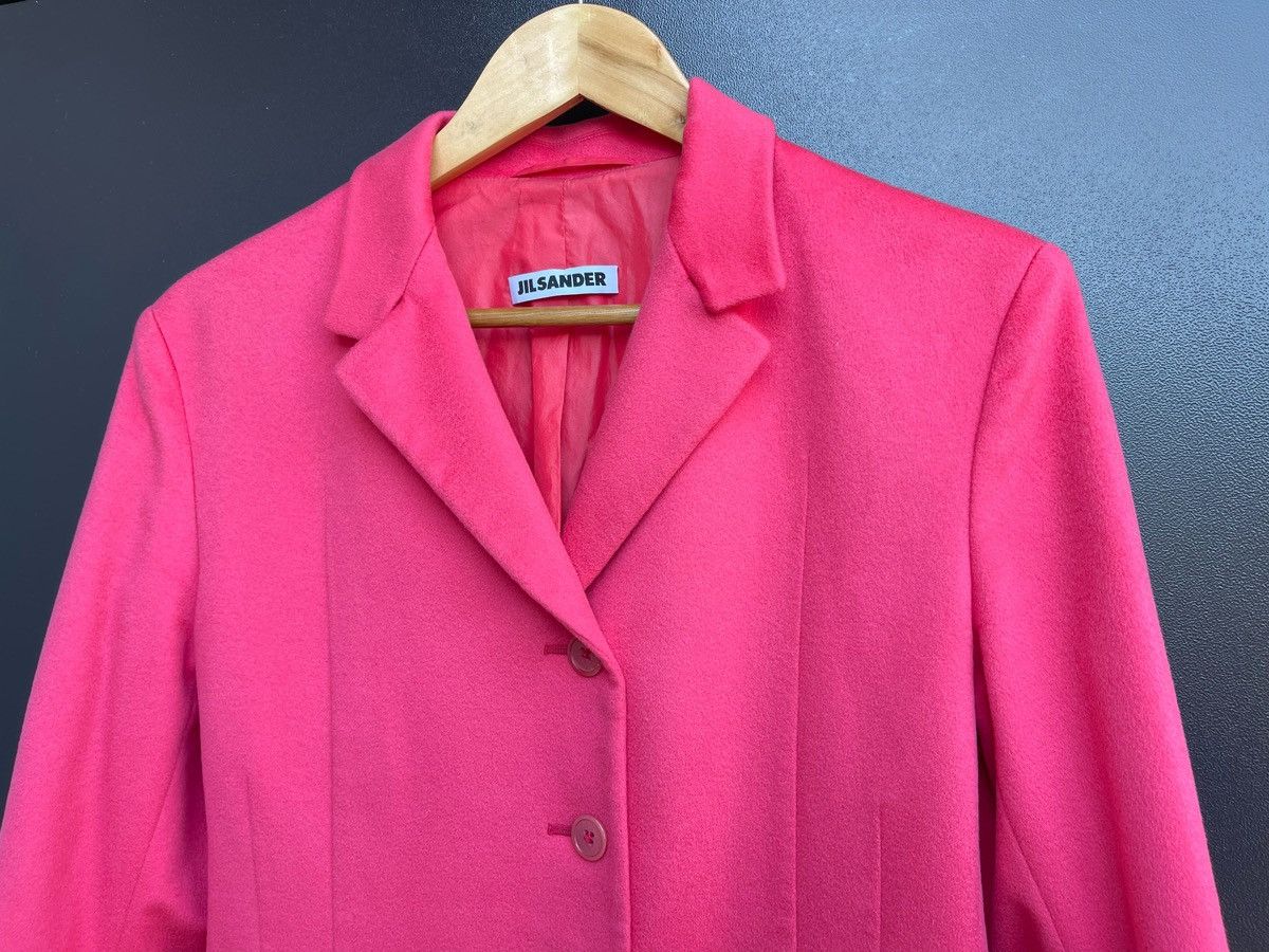 Vintage Vintage Jil Sander Double Breasted Women Pink Blazer Jacket Size S / US 4 / IT 40 - 2 Thumbnail