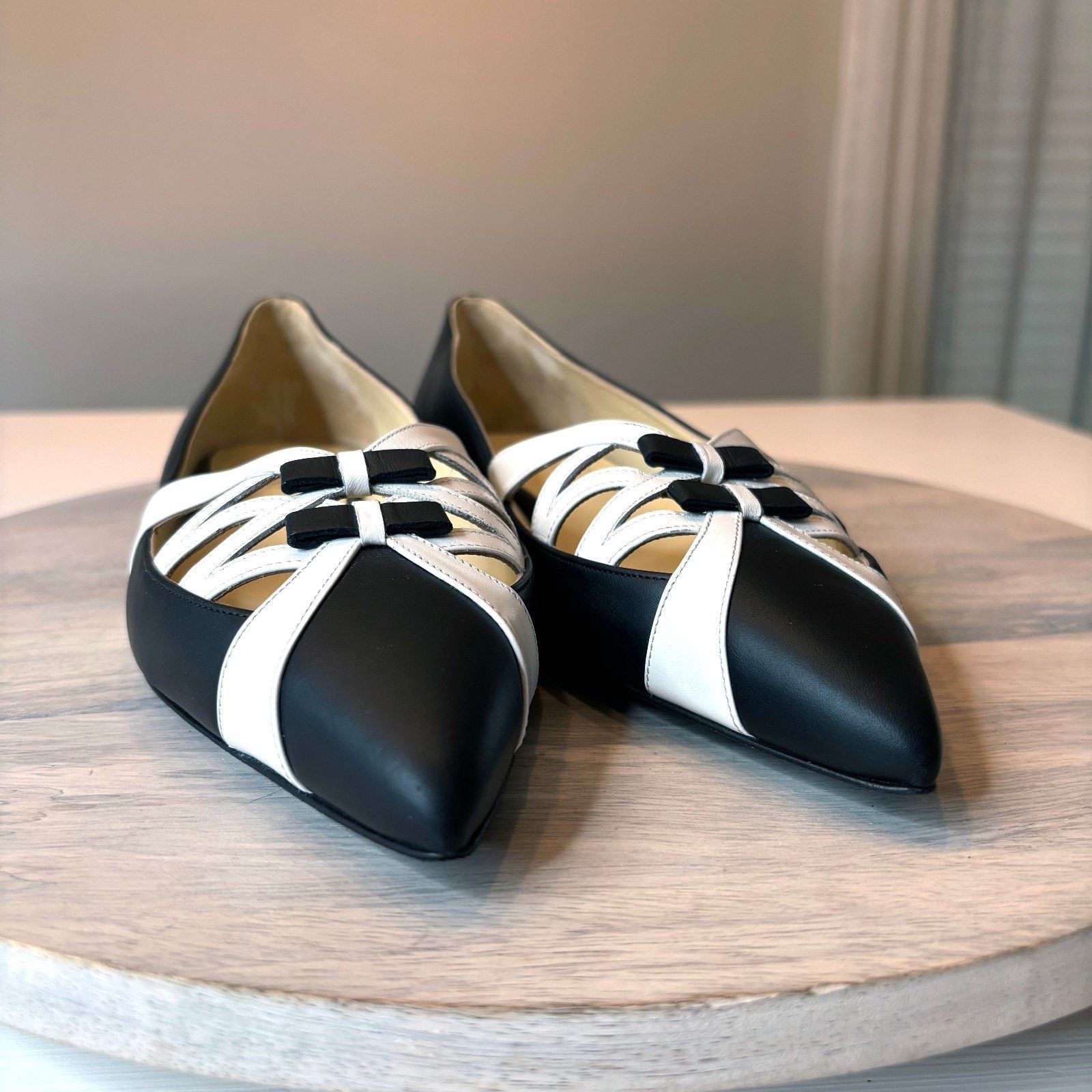 Sarah Flint Sarah Flint Kim Black White Ballet Flats Shoes EU 41 US 11 Size US 11 / IT 41 - 5 Thumbnail