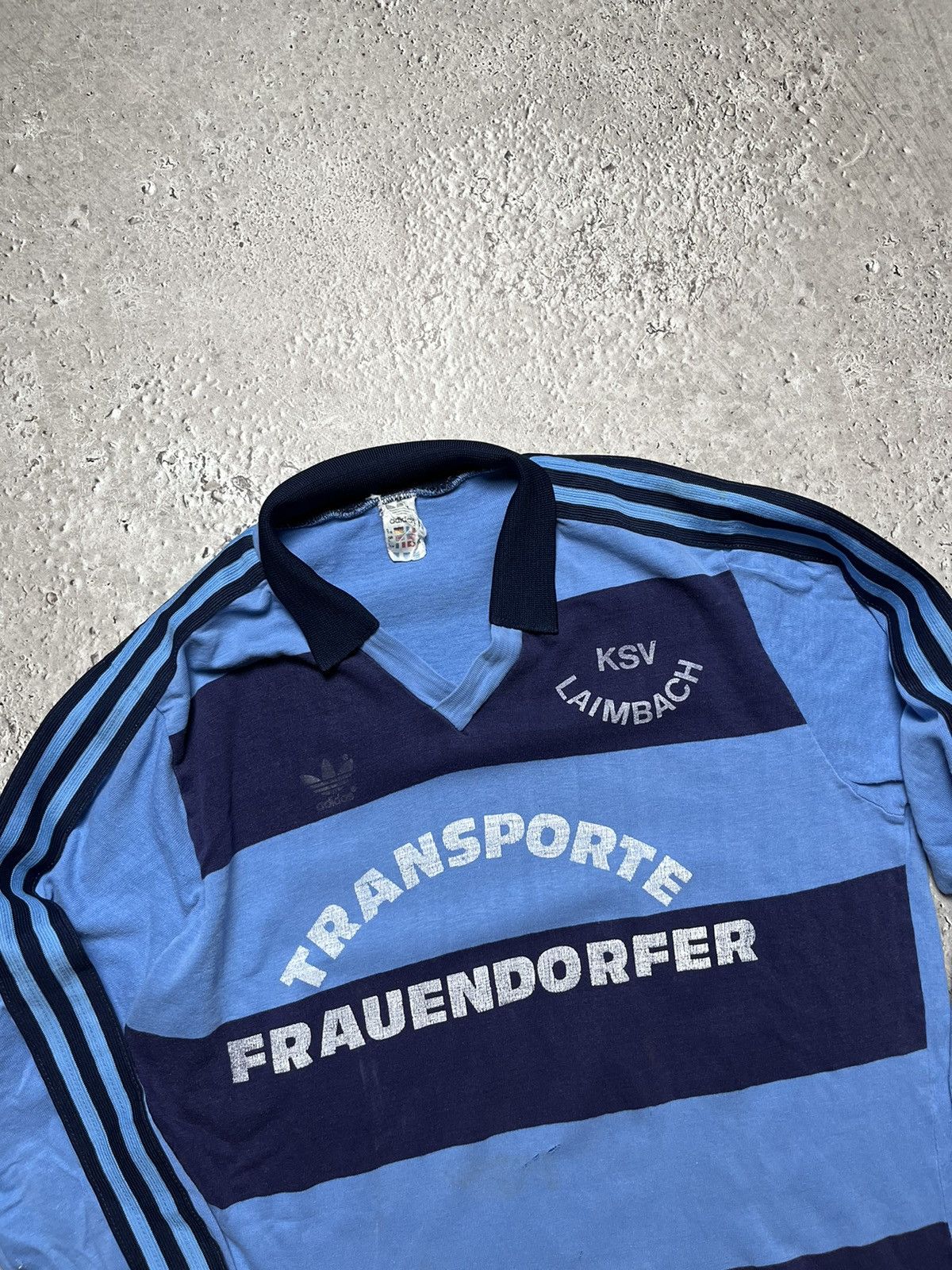 Adidas × Vintage #9 Vintage Adidas West Germany 80/90 Jersey Longsleeve Size US L / EU 52-54 / 3 - 4 Thumbnail