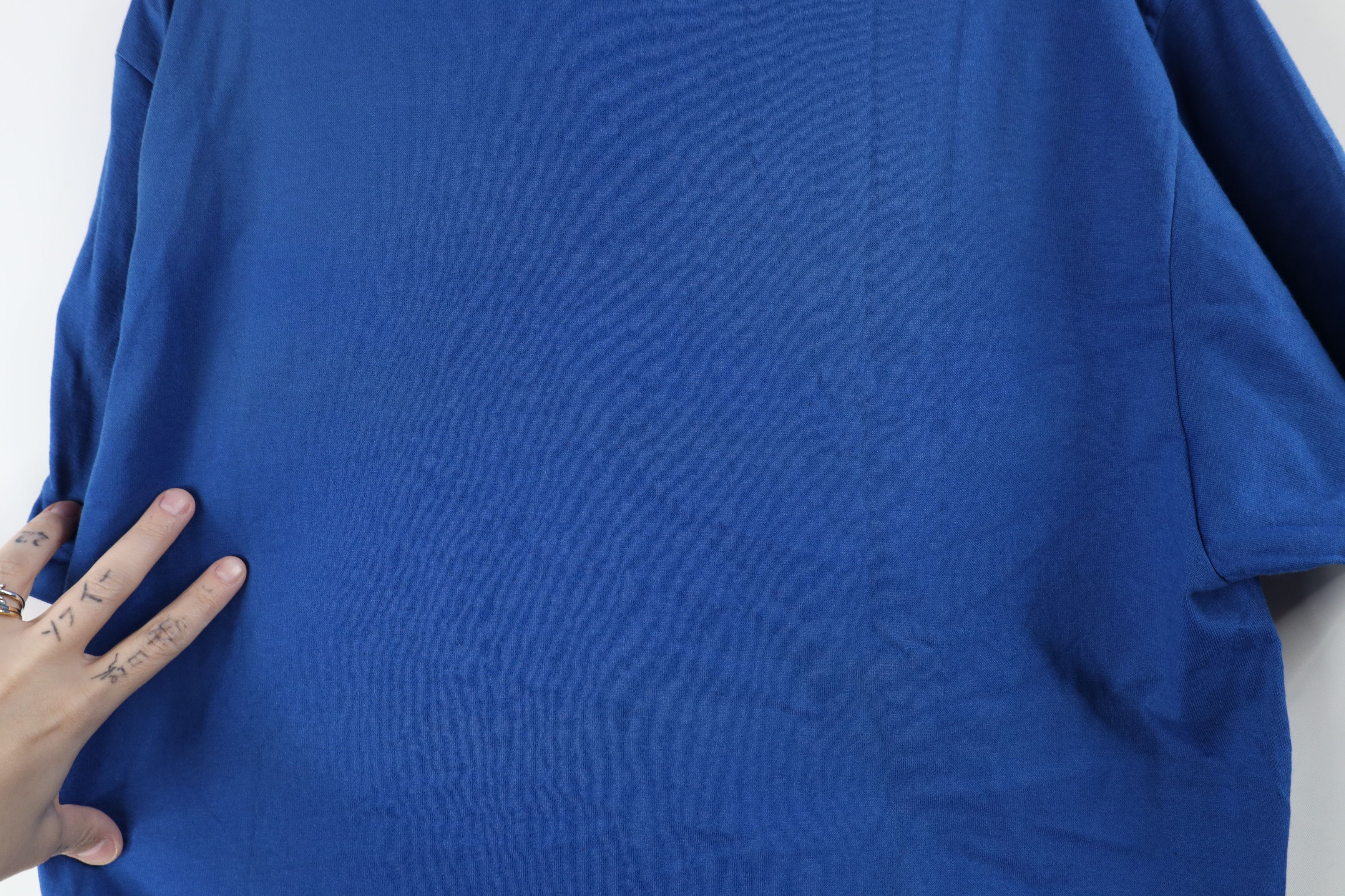 Vintage Vintage 90s Streetwear Collared Polo Shirt Royal Blue USA Size US L / EU 52-54 / 3 - 9 Thumbnail