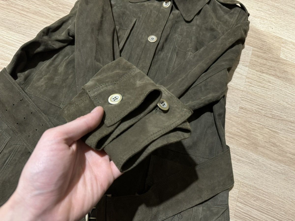 Designer × Leather Sylvie Schimmel suede leather jacket 44 Size M / US 6-8 / IT 42-44 - 9 Thumbnail