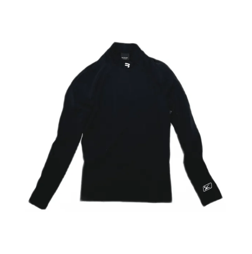 Balenciaga Balenciaga Oversized Long-Sleeve T-Shirt Size US S / EU 44-46 / 1 - 1 Thumbnail
