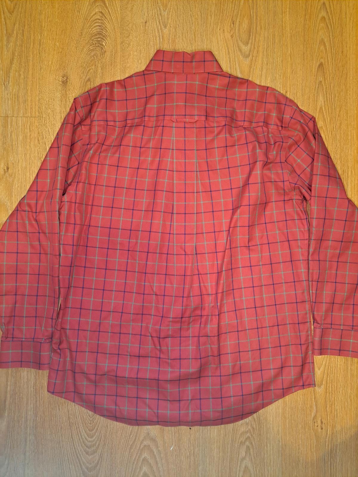 Orvis Orvis Long Sleeve Shirt Mens Large Red Windowpane Cotton Size US L / EU 52-54 / 3 - 8 Thumbnail