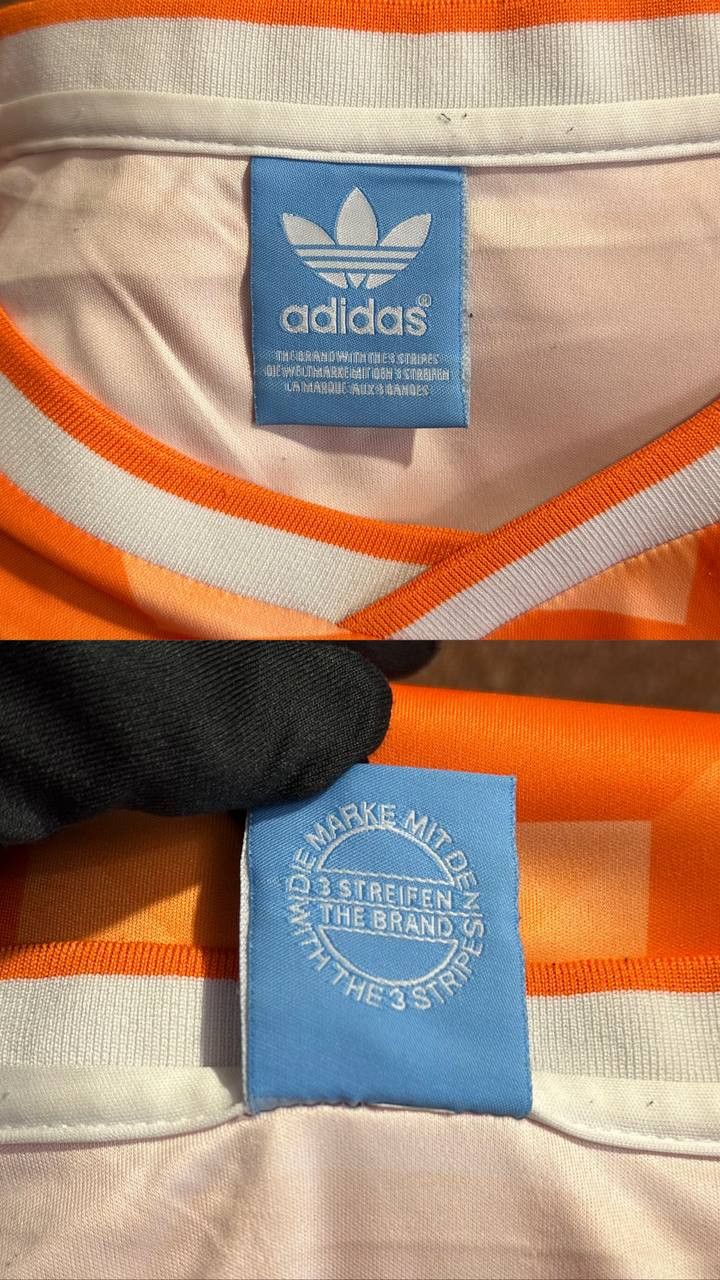 Adidas NETHERLANDS home 1988 1990 retro vtg football shirt jersey Size US L / EU 52-54 / 3 - 8 Thumbnail