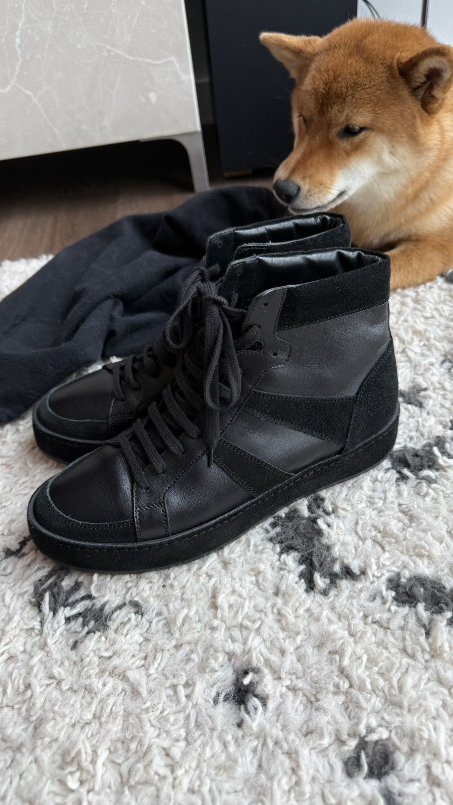 Ann Demeulemeester Black Suede Sneakers - Size 44 | Grailed