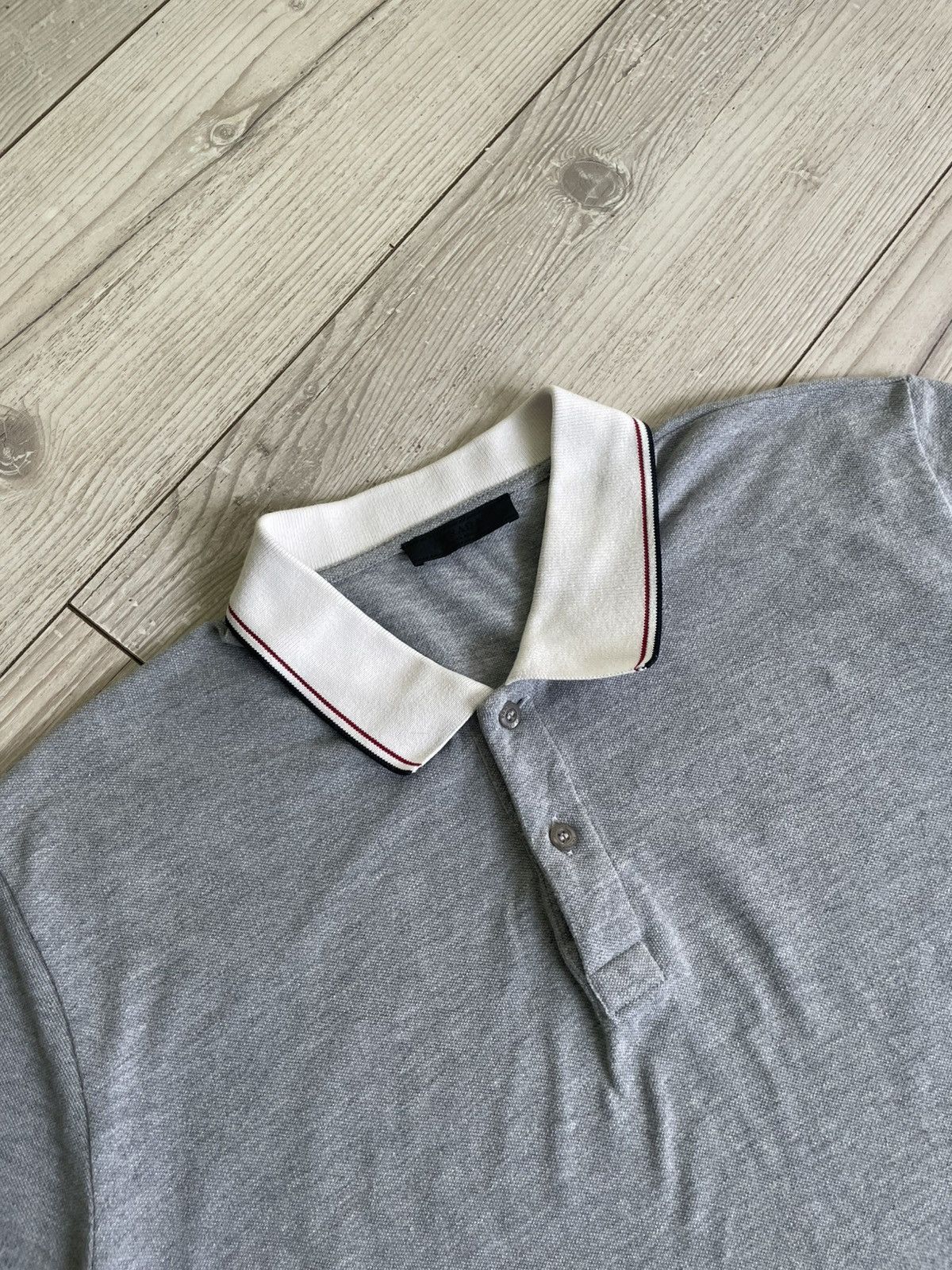Prada Prada Milano Red Tab Logo Polo Shirt Size US XXL / EU 58 / 5 - 9 Thumbnail