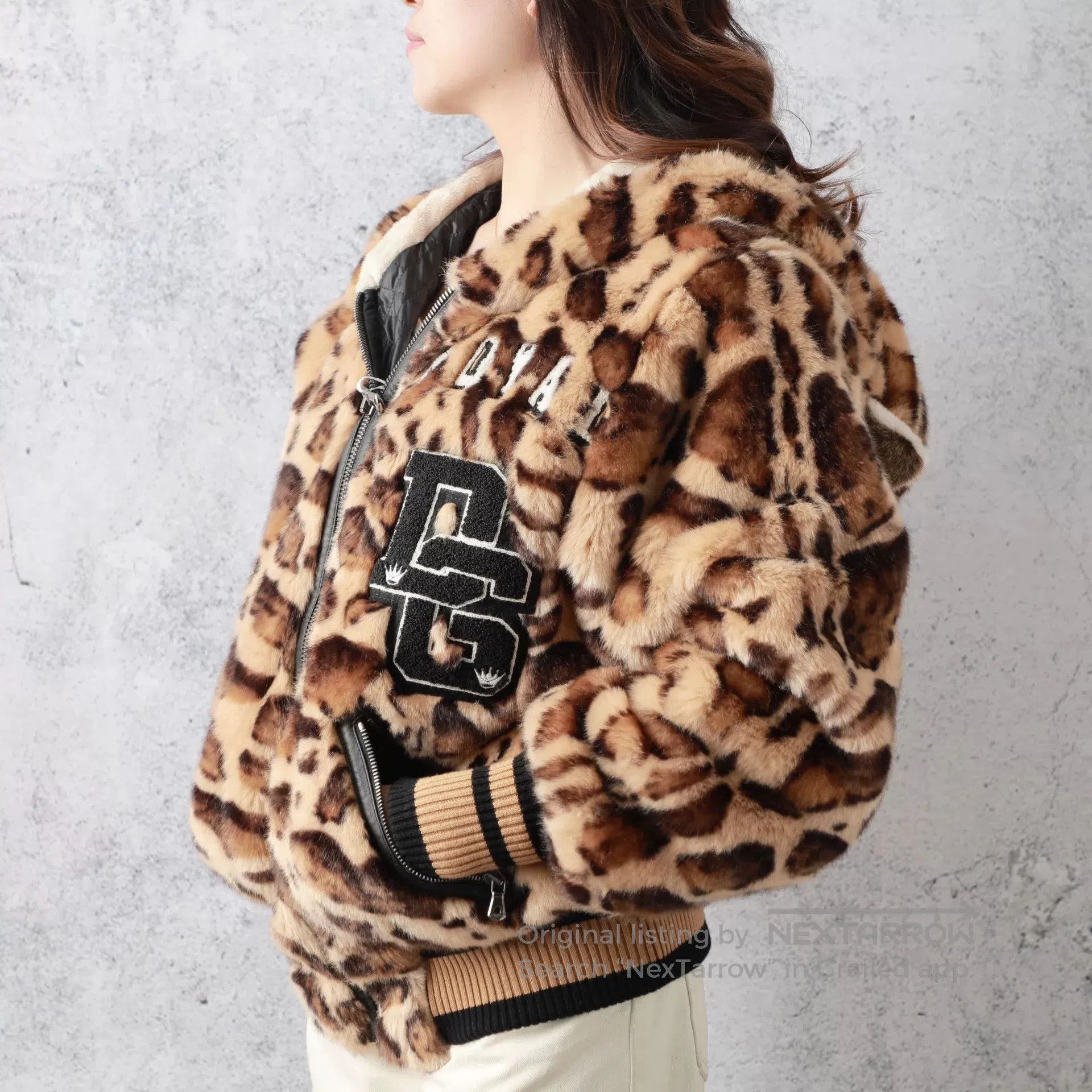 Dolce & Gabbana Leopard Hooded Zip Jacket.