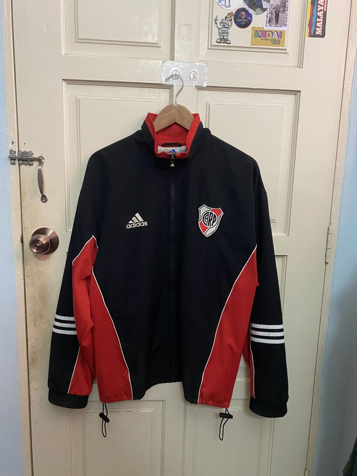 Adidas river plate soccer team jacket vintage