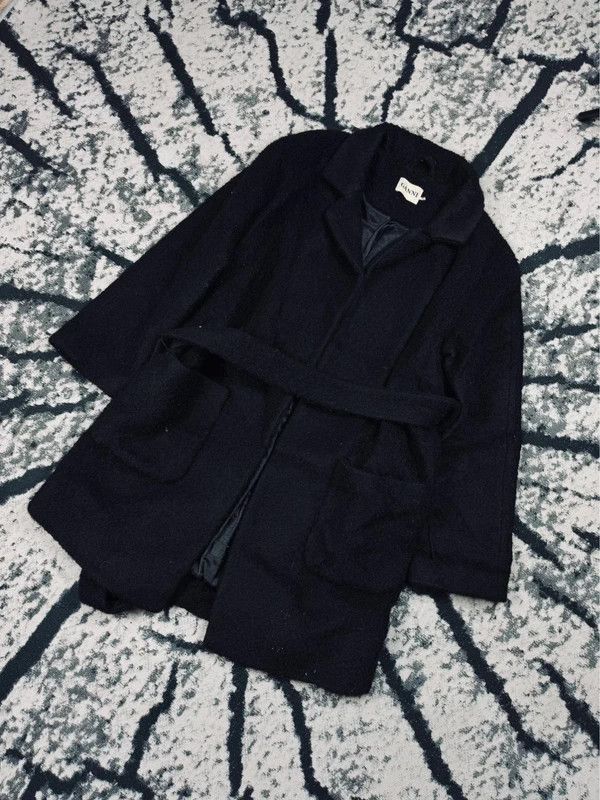 Ganni Ganni XS black wool coat Size XS / US 0-2 / IT 36-38 - 2 Thumbnail