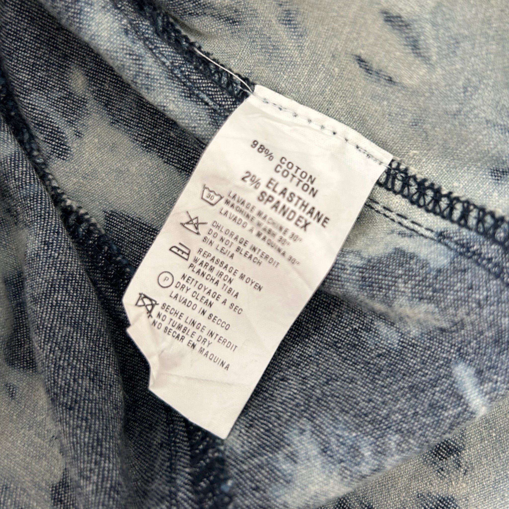 plein sud Plein Sud Tie-Dye Denim Jacket Size S / US 4 / IT 40 - 6 Thumbnail