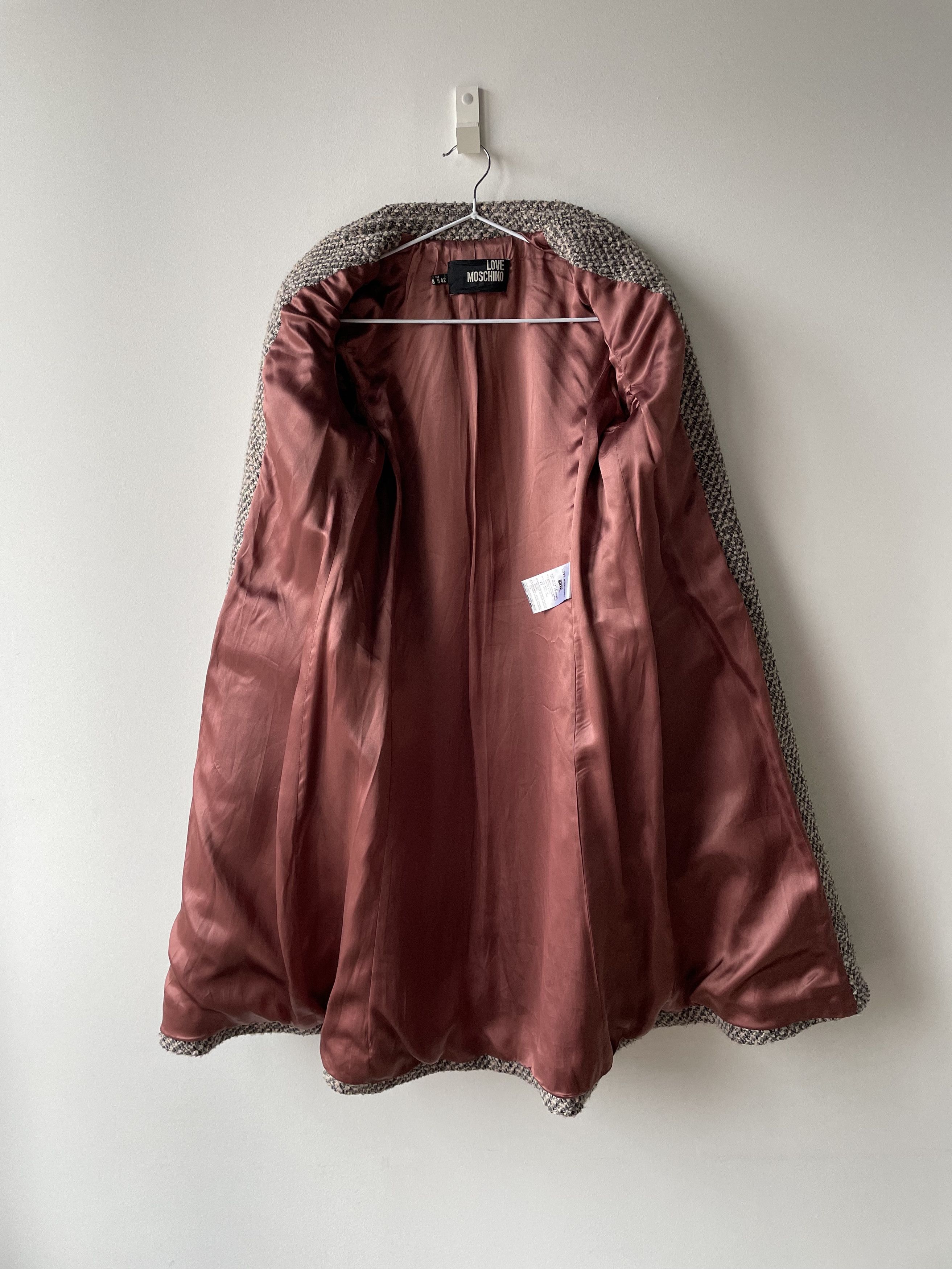 Love Moschino Love Moschino Wool Blend Woven Long Coat 6344AC Size M / US 6-8 / IT 42-44 - 4 Thumbnail
