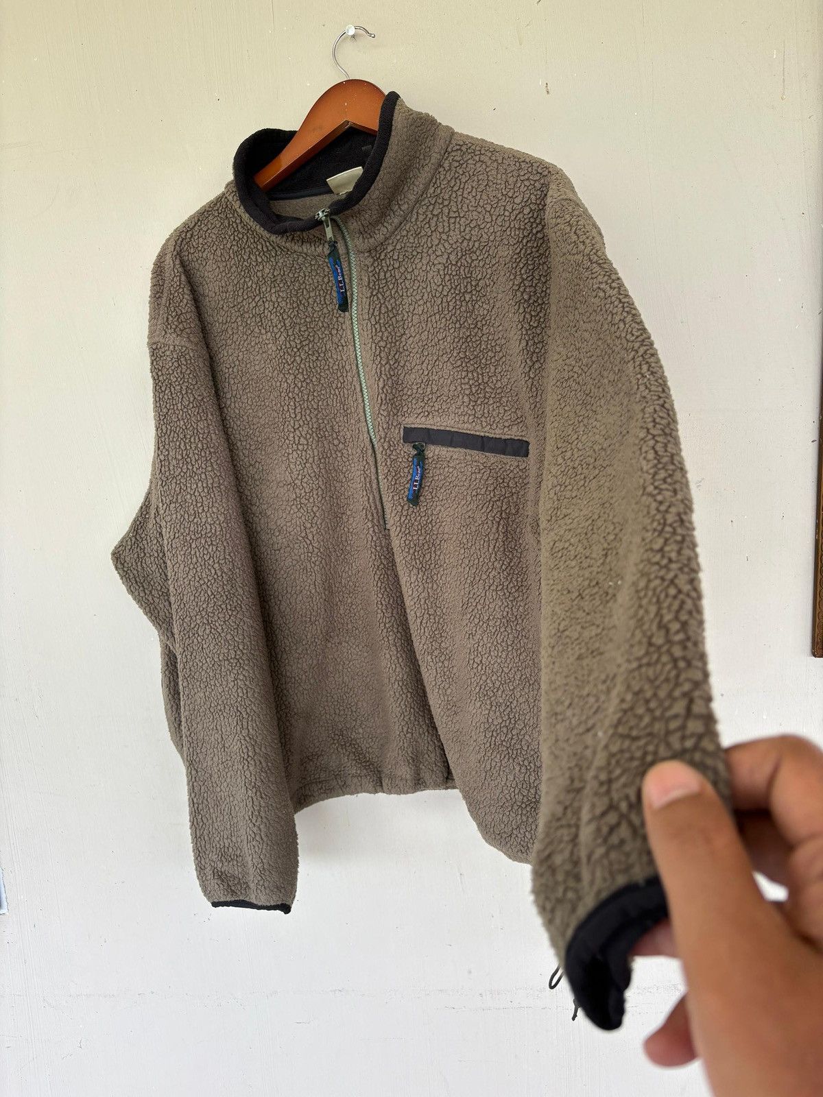 L.L. Bean Vintage 90’s L.L Bean Fleece Half Zipper Sweater Design Size US M / EU 48-50 / 2 - 3 Thumbnail