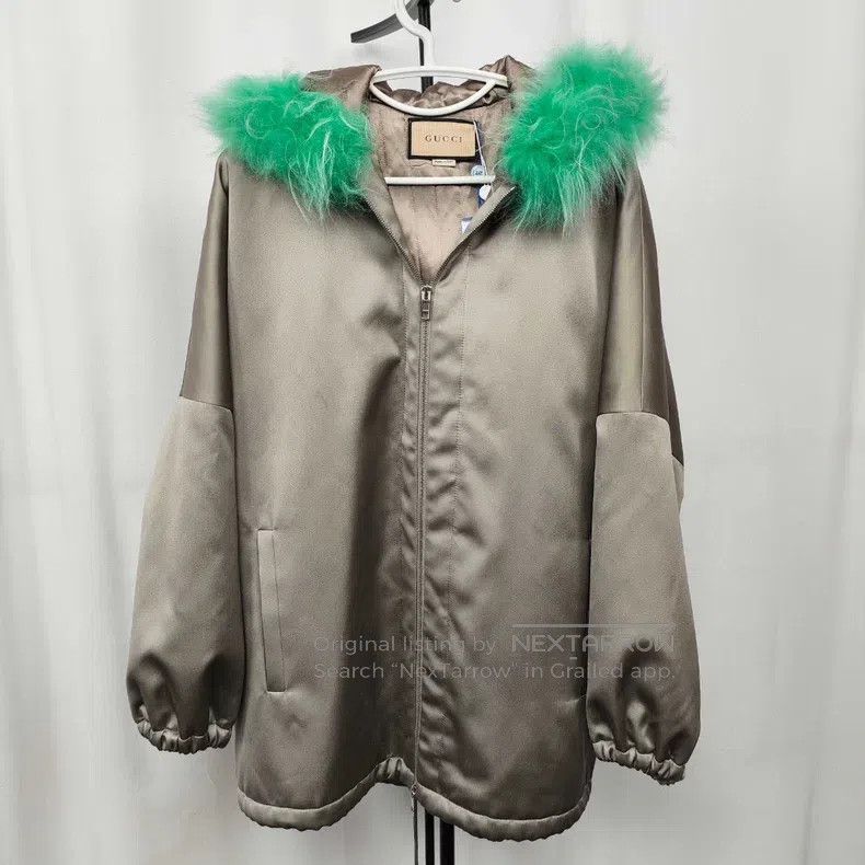 Gucci Gucci Satin hooded cotton clothes coat Size XS / US 0-2 / IT 36-38 - 1 Thumbnail