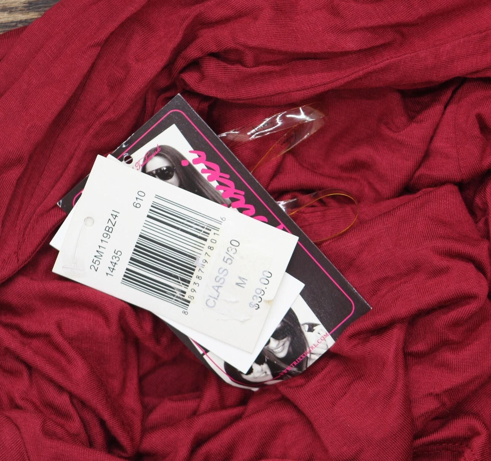 Other Nwt Trixxi Juniors Knit Mock-turtleneck A-line Dress Red M Size M / US 6-8 / IT 42-44 - 3 Thumbnail