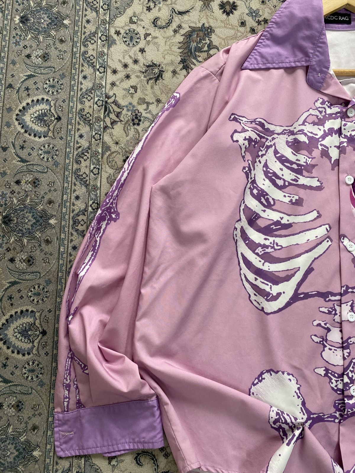 Japanese Brand ACDC RAG SKELETON SHIRTS LGB PUNK GRUNGE Size US L / EU 52-54 / 3 - 5 Thumbnail