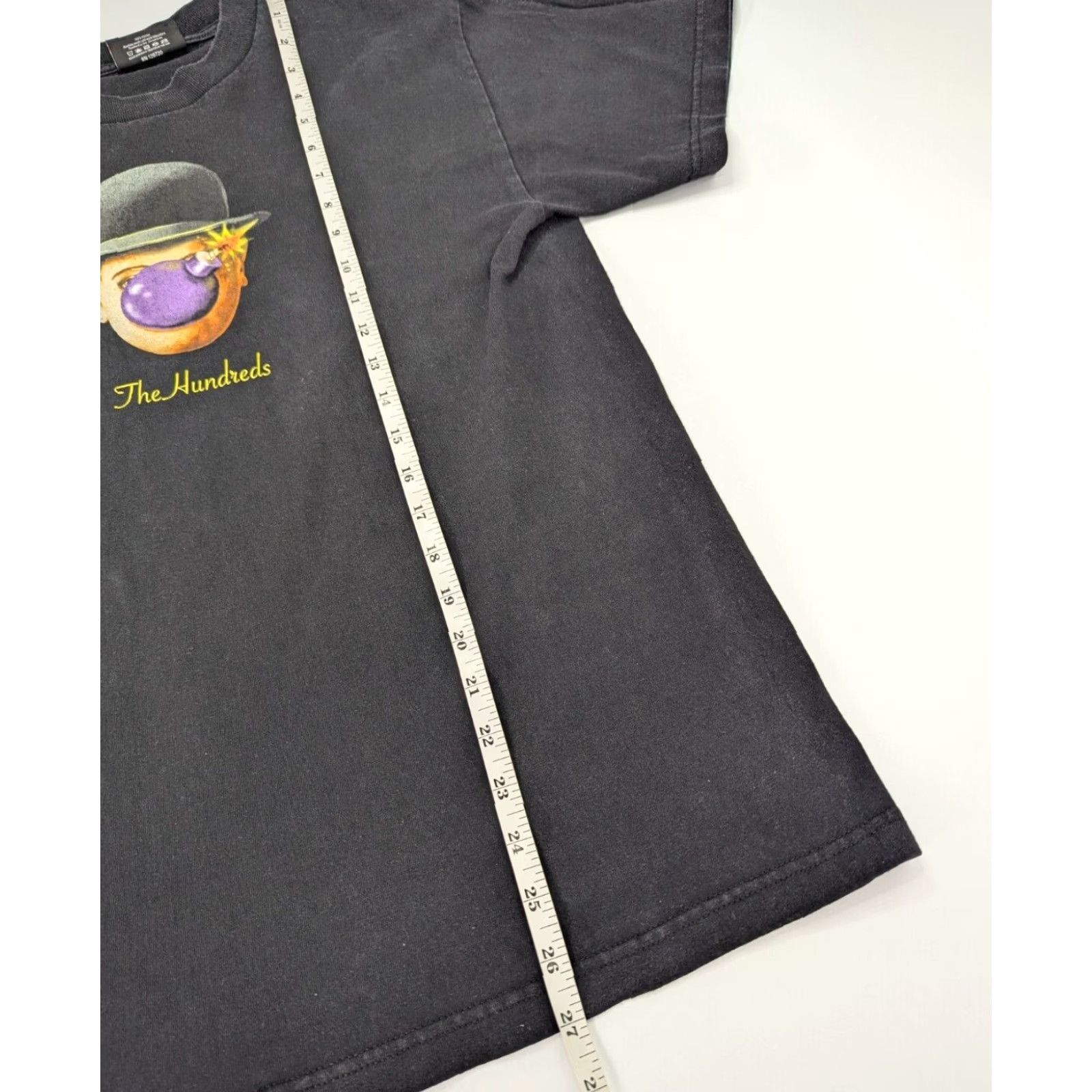 The Hundreds The Hundreds Tee Black Man in bowler hat Logo T-Shirt M Men Crew Neck Short Sleeve Cotton Size US M / EU 48-50 / 2 - 4 Thumbnail