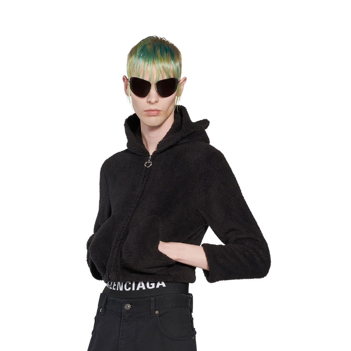 Balenciaga Balenciaga Softwear Heart Zip-Up Hoodie Small Fit Size US XL / EU 56 / 4 - 3 Thumbnail