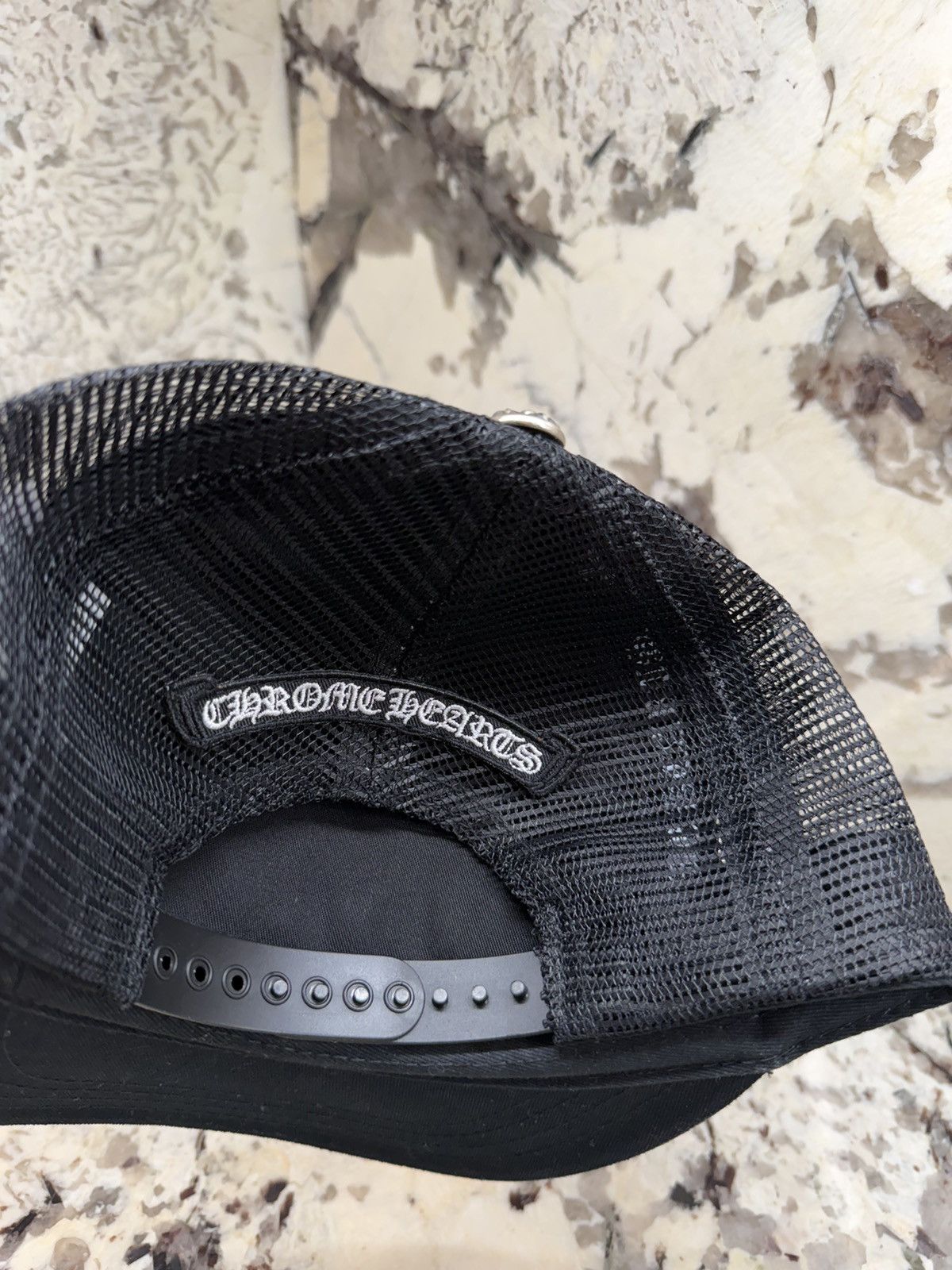 Chrome Hearts Chrome Hearts St Barths Orange Cemetery Cross Patch Trucker Size ONE SIZE - 7 Thumbnail