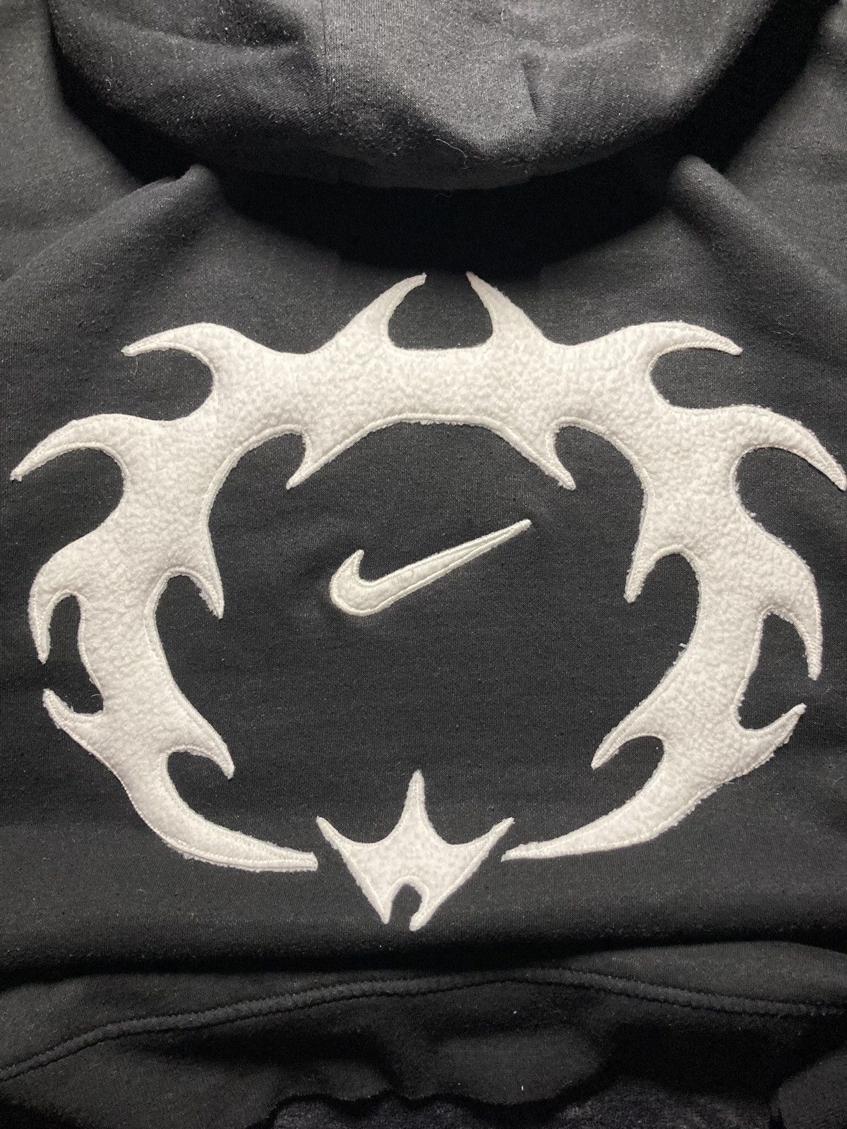Nike × Vintage ⛩️nike hoodie custom fleece vintage y2k center big logo Size US M / EU 48-50 / 2 - 3 Thumbnail