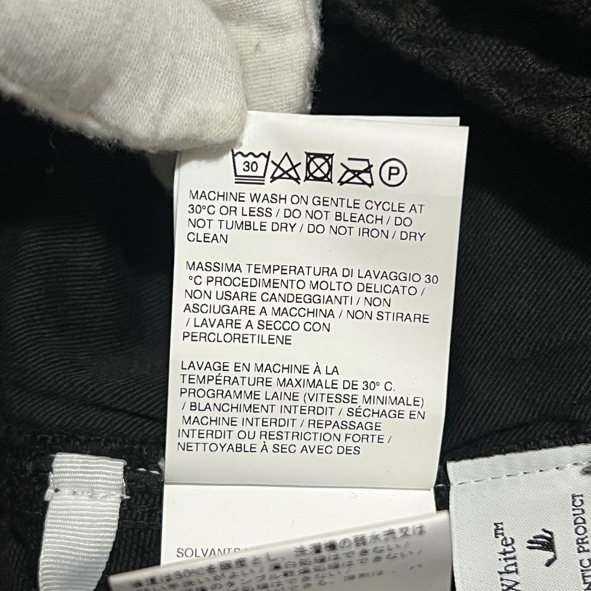 Off-White Off White 23SS Flower Embroidery Carpenter Flare Denim Black Size US 44 / EU 60 - 8 Thumbnail