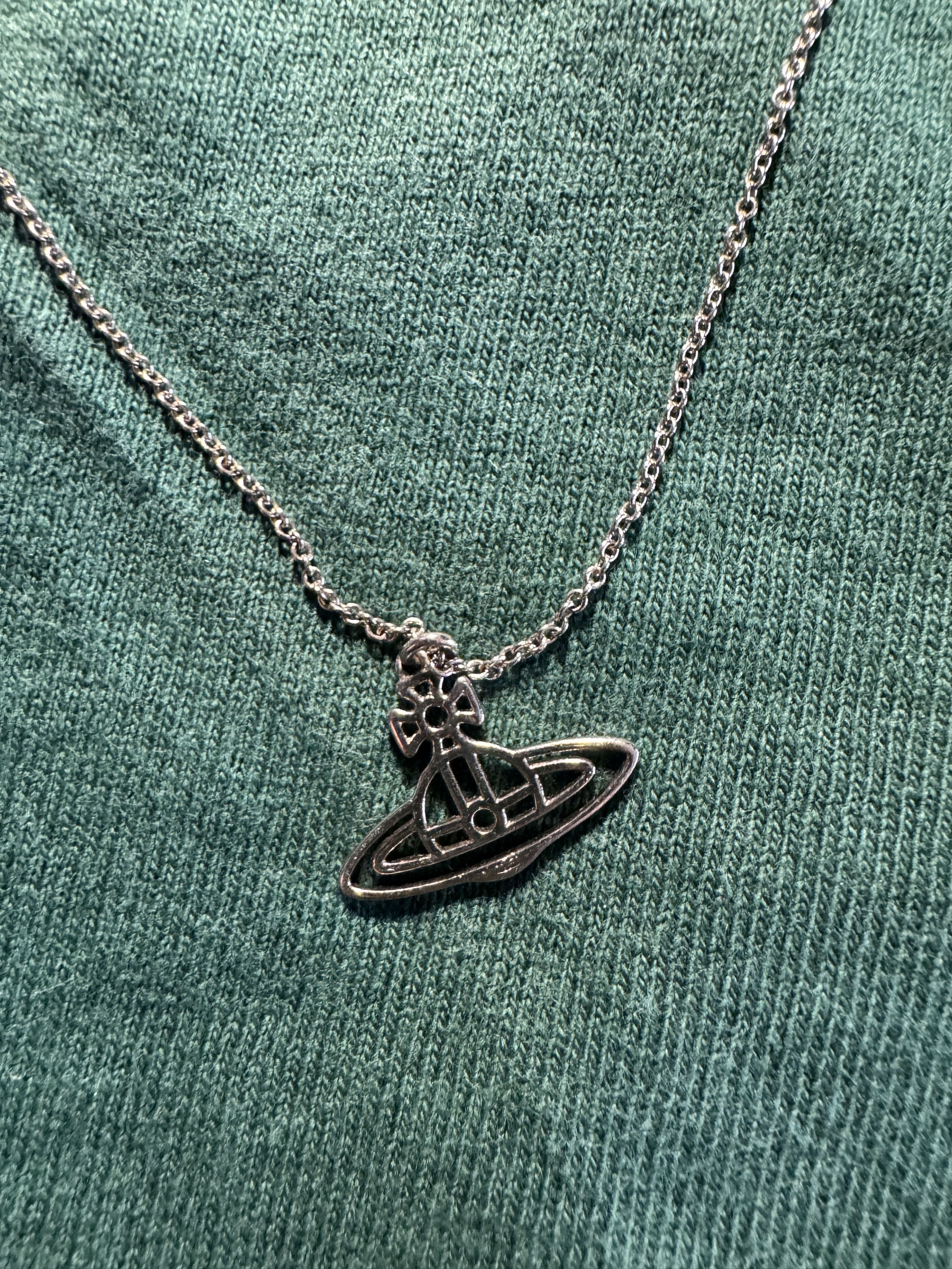 Vivienne Westwood 2D Flat Orb Necklace Size ONE SIZE - 10 Thumbnail