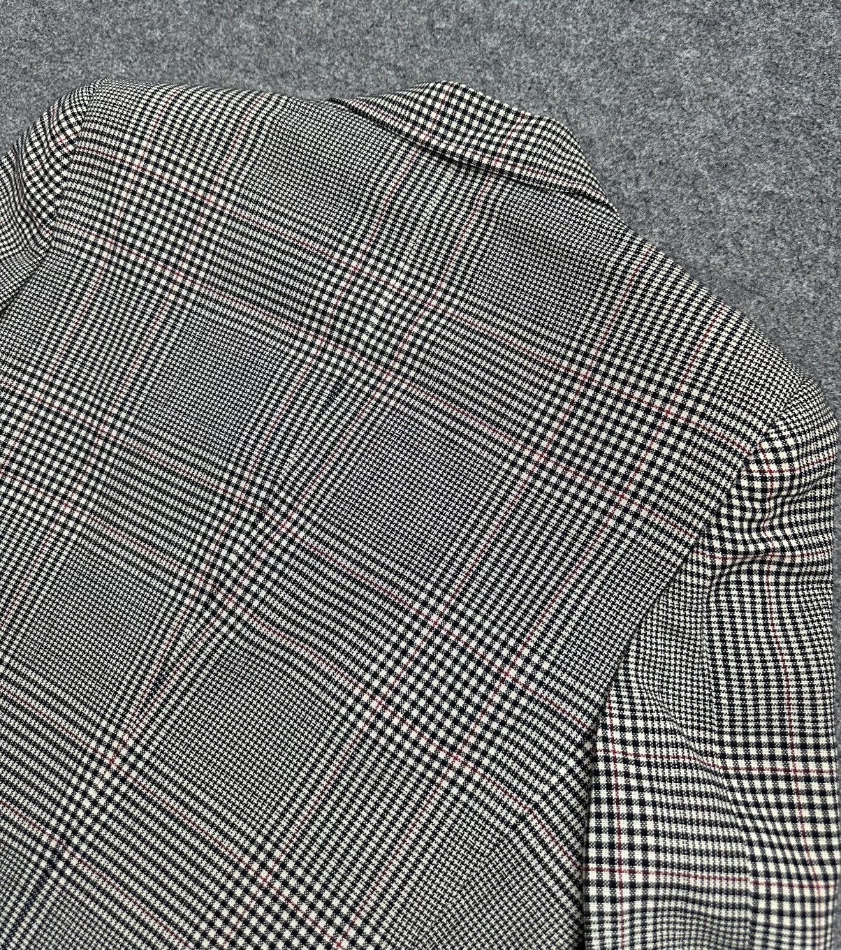 Gucci Gucci - Mohair Houndstooth Blazer Jacket - Peak Lapel Collar Size 48R - 9 Thumbnail