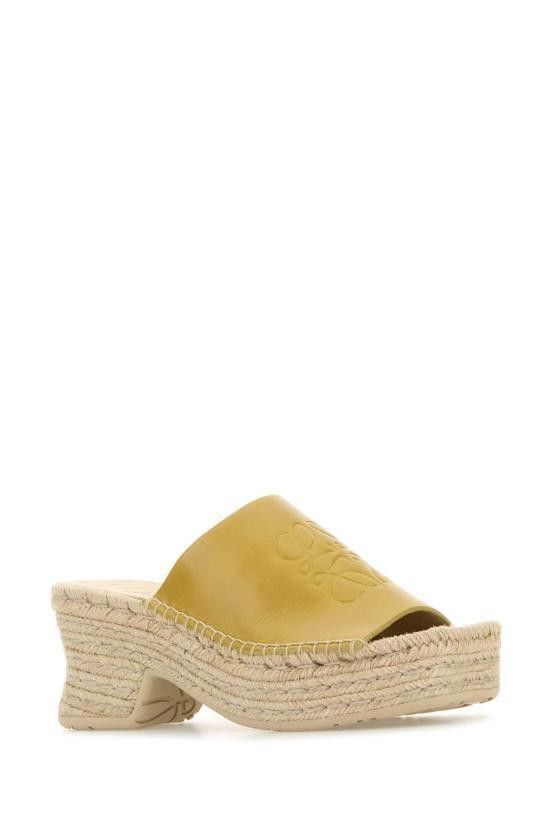 Loewe o1in1g0426 Petal Espadrille Sandals in Yellow/Beige Size US 11 / IT 41 - 2 Thumbnail
