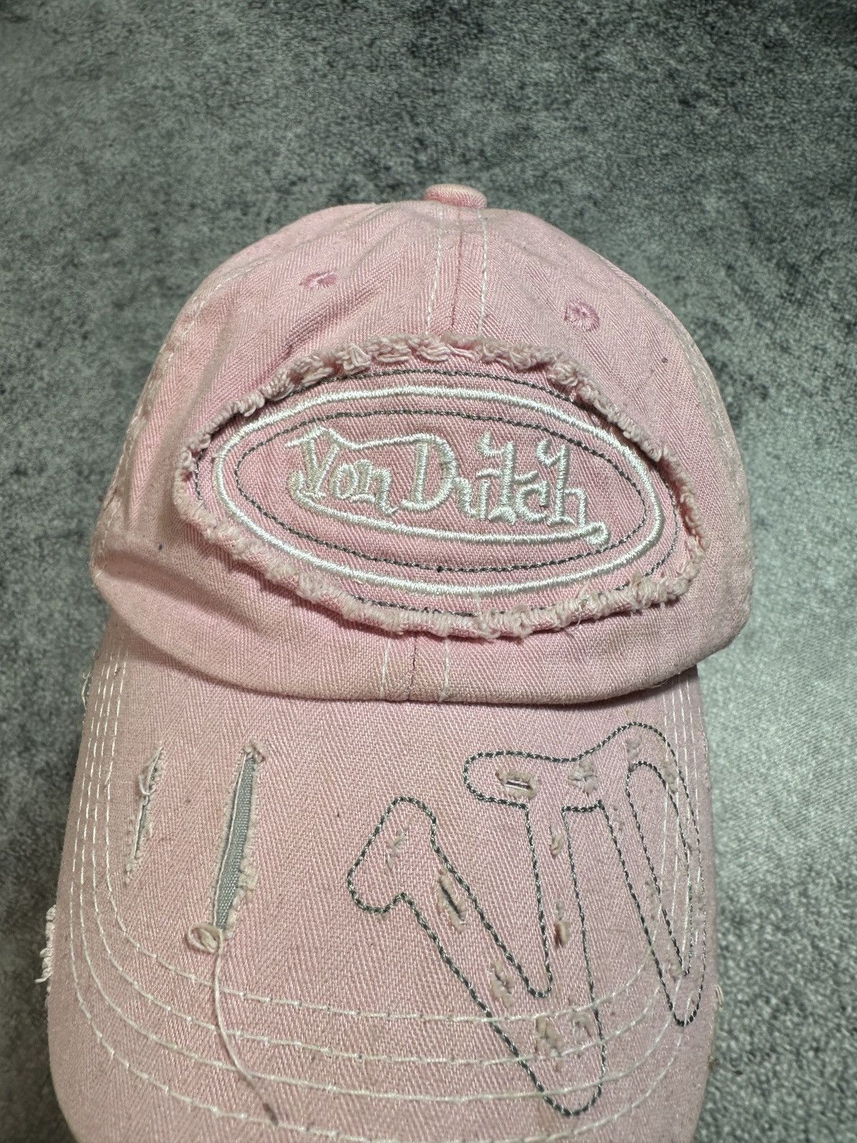 Vintage × Von Dutch Y2k vintage Von Dutch Logo cap Streetwear rare hat USA Size ONE SIZE - 2 Thumbnail