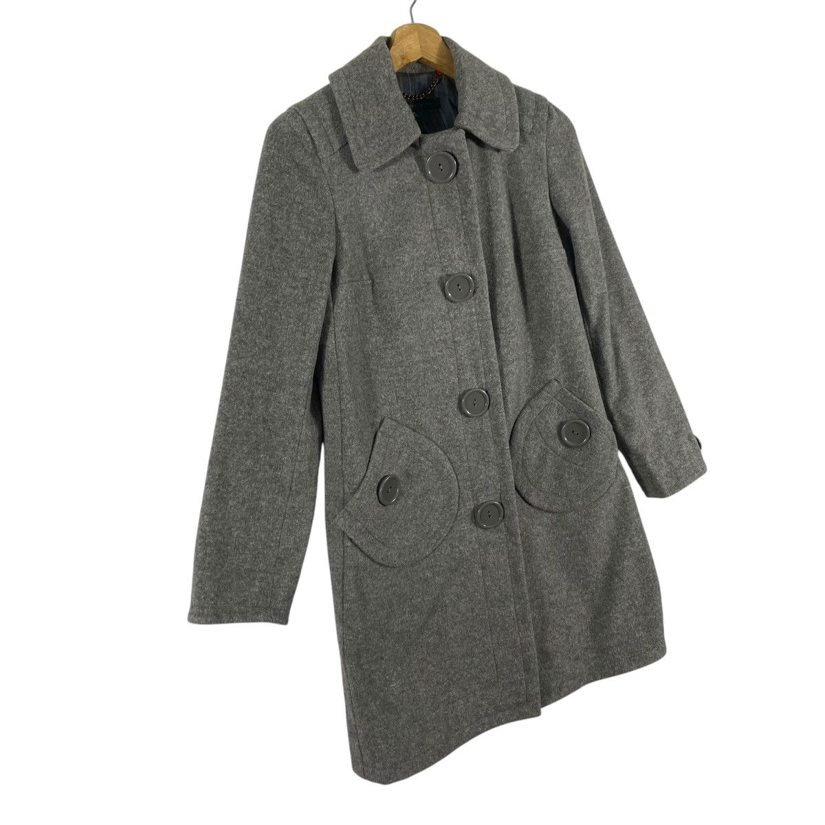 Marc Jacobs Marc By Marc Jacobs Wool Blend Coat XS Size Grey Colour Size XS / US 0-2 / IT 36-38 - 3 Thumbnail