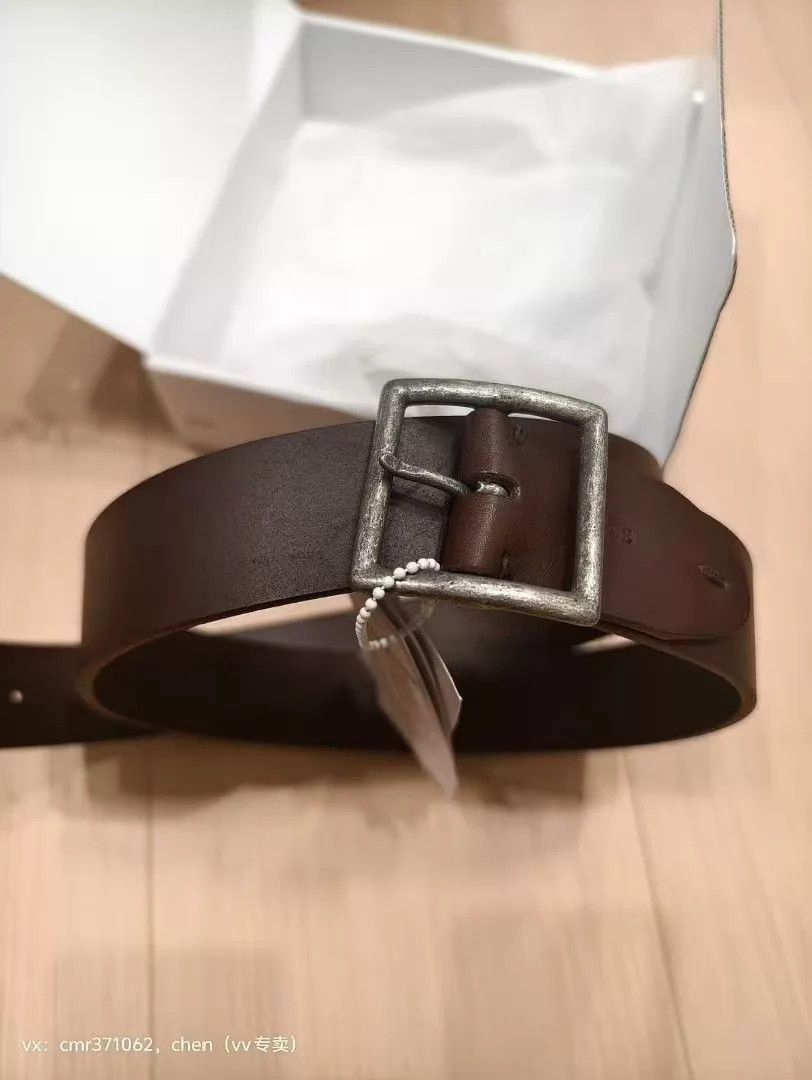 Visvim VISVIM 23AW PLAIN BELT 40MM dk brown w38 antique Size ONE SIZE - 1 Thumbnail