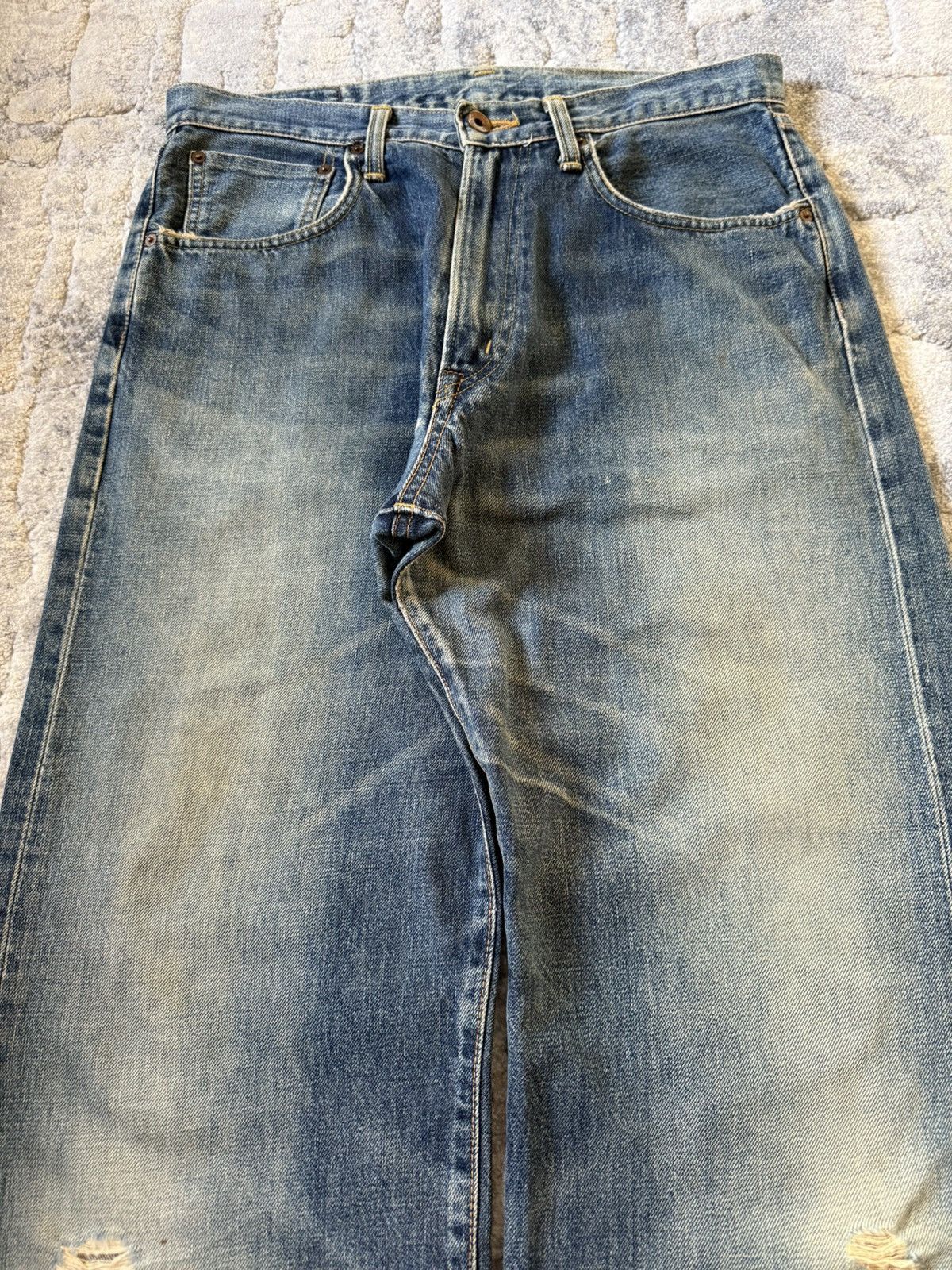 Edwin Edwin 505 Rare OG Type 1 Selvedge Baggy Jeans Size US 32 / EU 48 - 6 Thumbnail