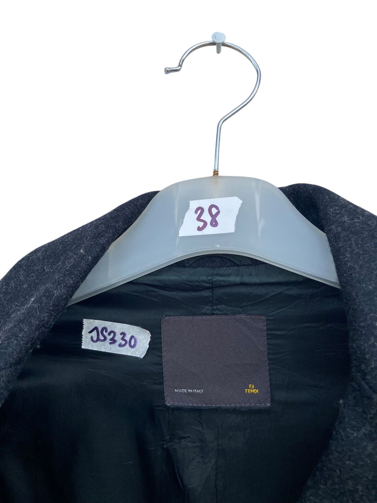 Fendi Fendi Longline Tailored Coat Size S / US 4 / IT 40 - 4 Thumbnail