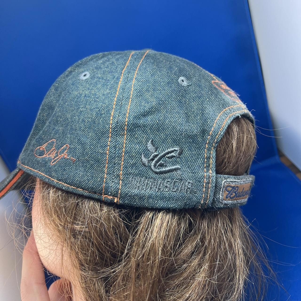 Budweiser Vintage y2k Stylish Denim Cap with Logo Size ONE SIZE - 4 Thumbnail