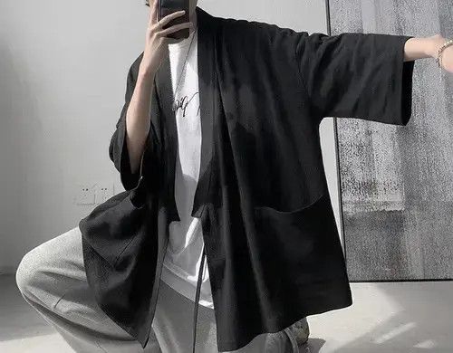 Aran Isles Knitwear × Handmade New Collection Stylish Cardigan Kimono Sweatshirt Jacket Size US L / EU 52-54 / 3 - 3 Thumbnail