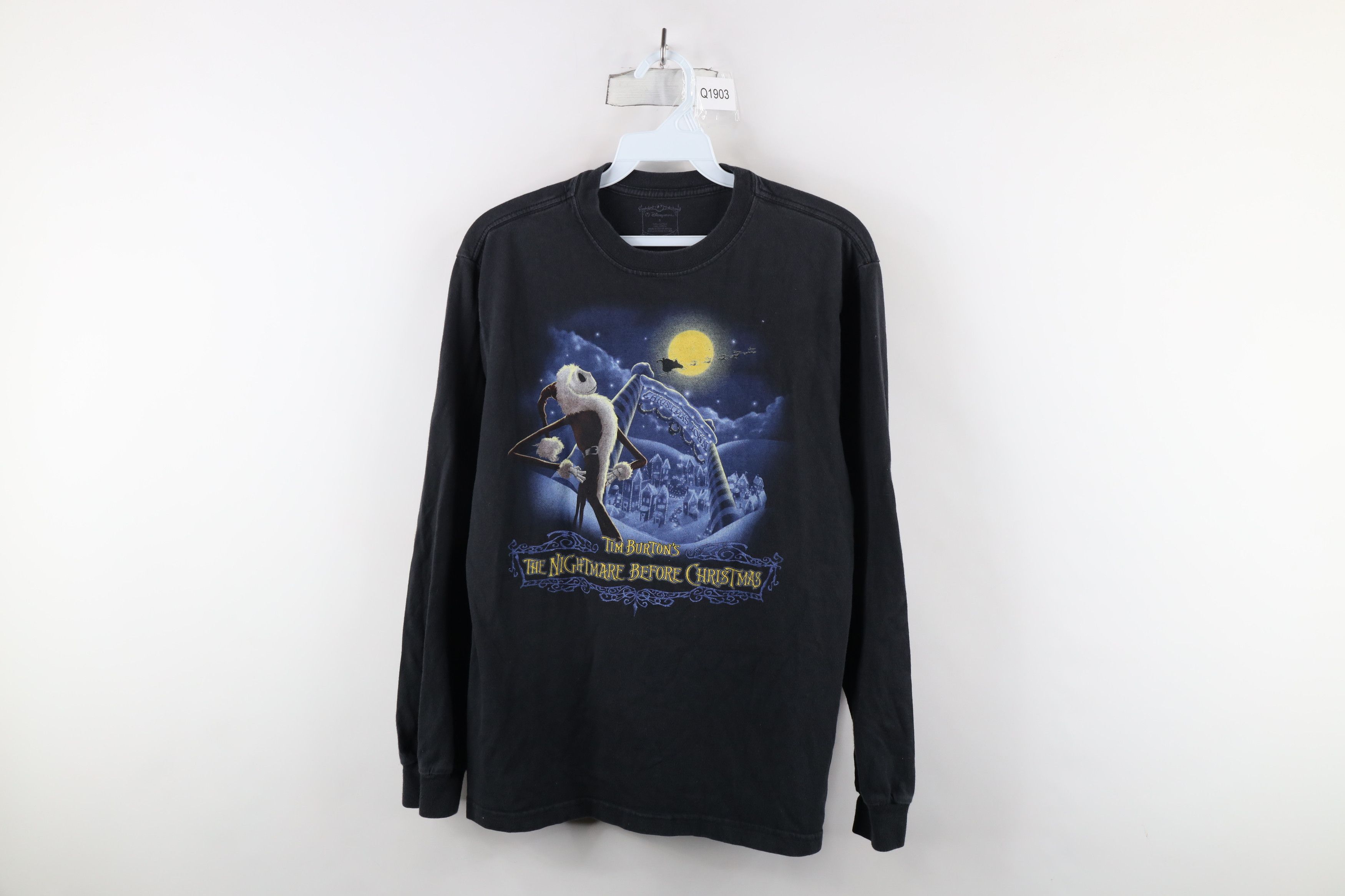 Disney × Vintage Vintage Disney Before Christmas Long Sleeve T-Shirt Size US S / EU 44-46 / 1 - 1 Thumbnail