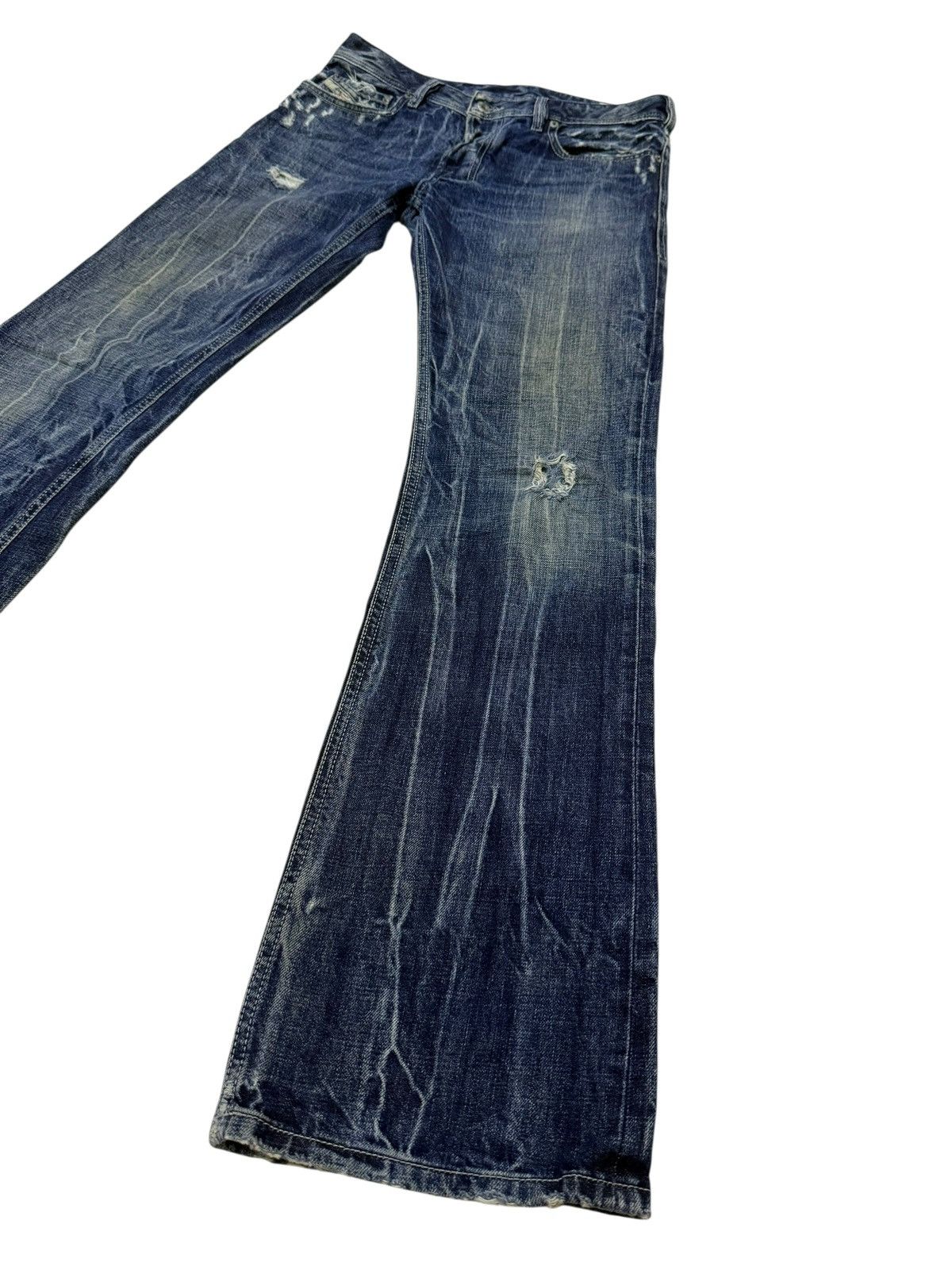 Diesel Flared Jeans Vintage Diesel Zatiny Distressed Boot Cut Denim Size US 30 / EU 46 - 3 Thumbnail