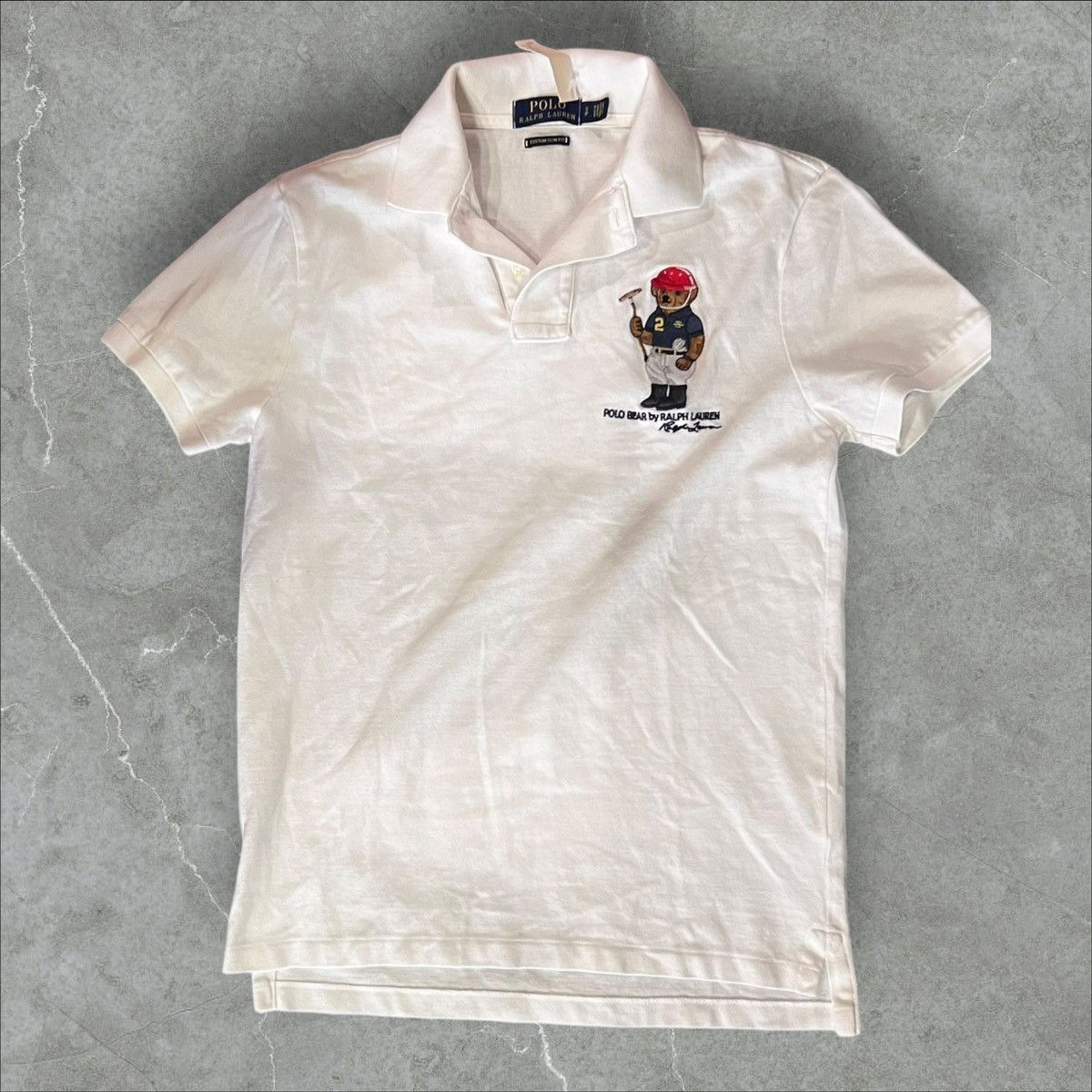 Polo Ralph Lauren White polo size S Ralph Lauren big pony tedy bear Size US S / EU 44-46 / 1 - 1 Thumbnail
